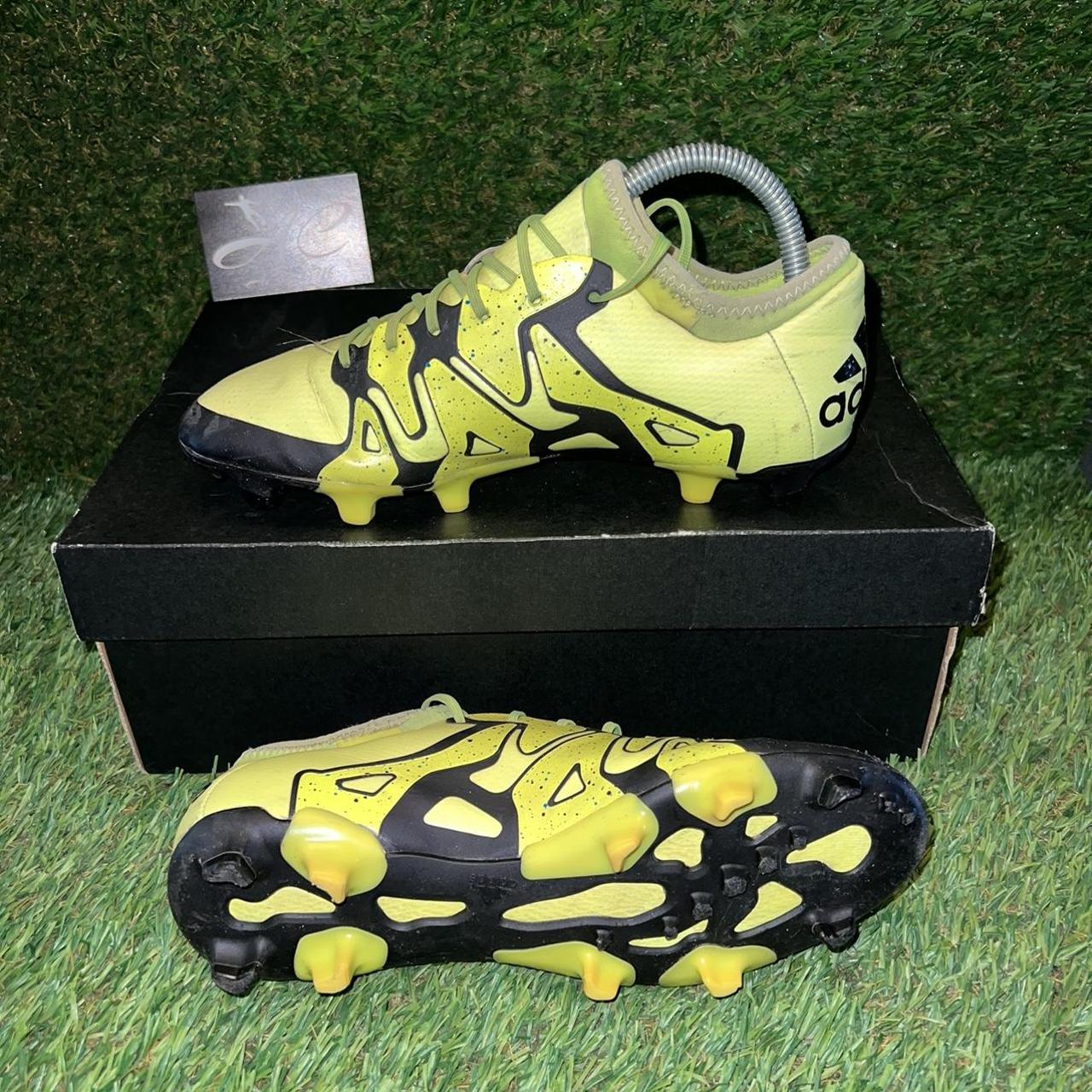Adidas Men's Yellow Boots Depop