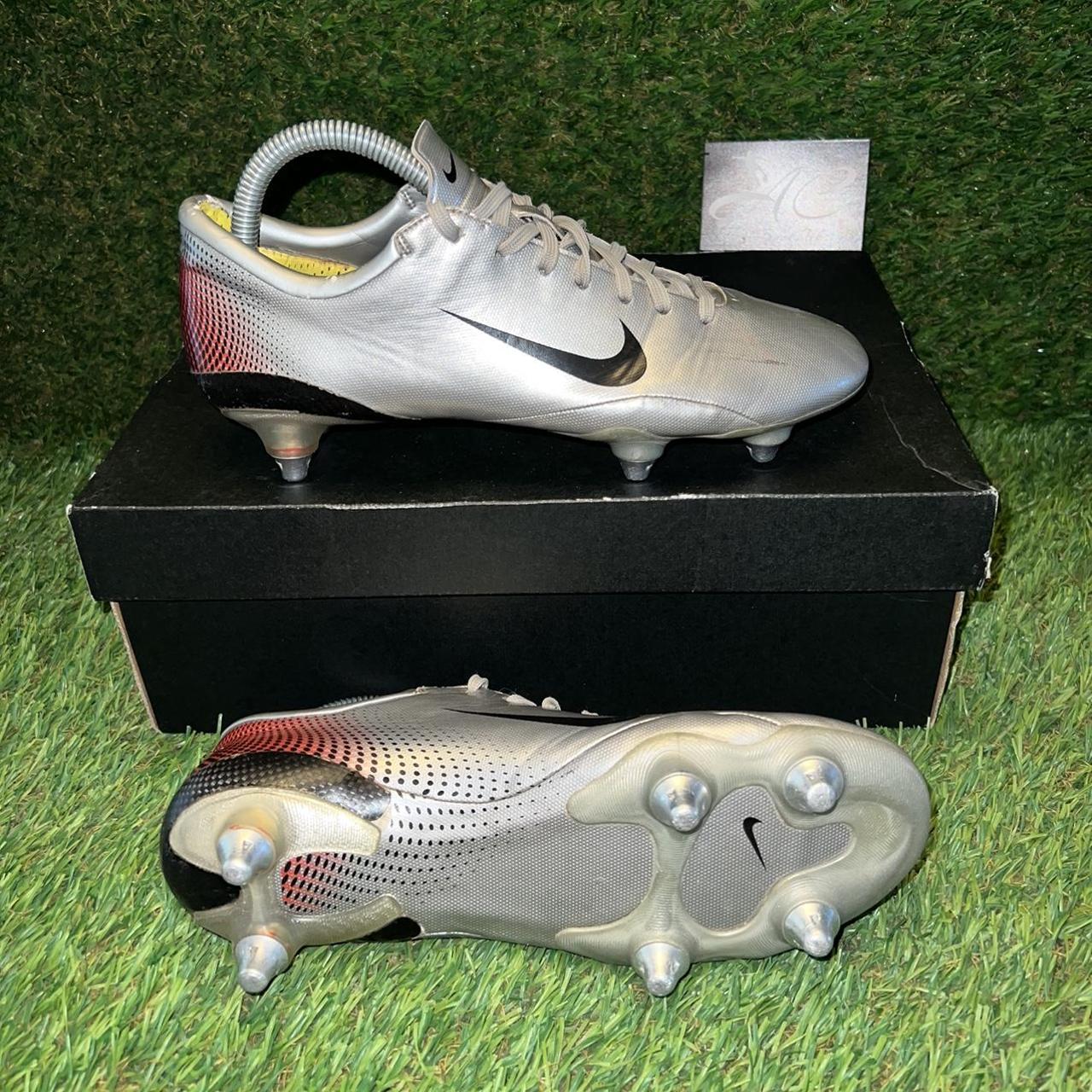 nike silver boots