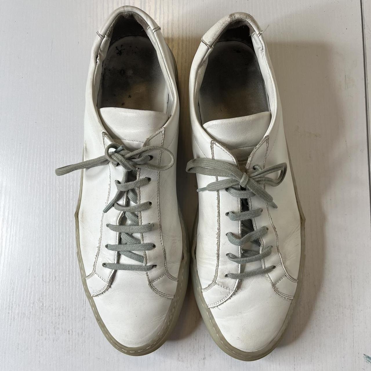 Common Projects Men's White and Grey Trainers (2)