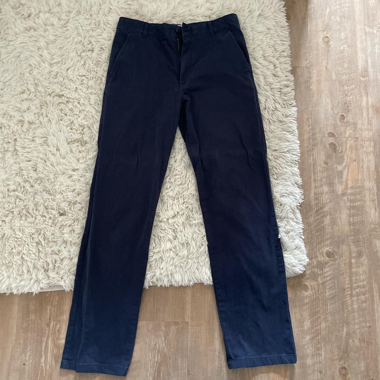 98% cotton navy blue pants! Extremely Depop
