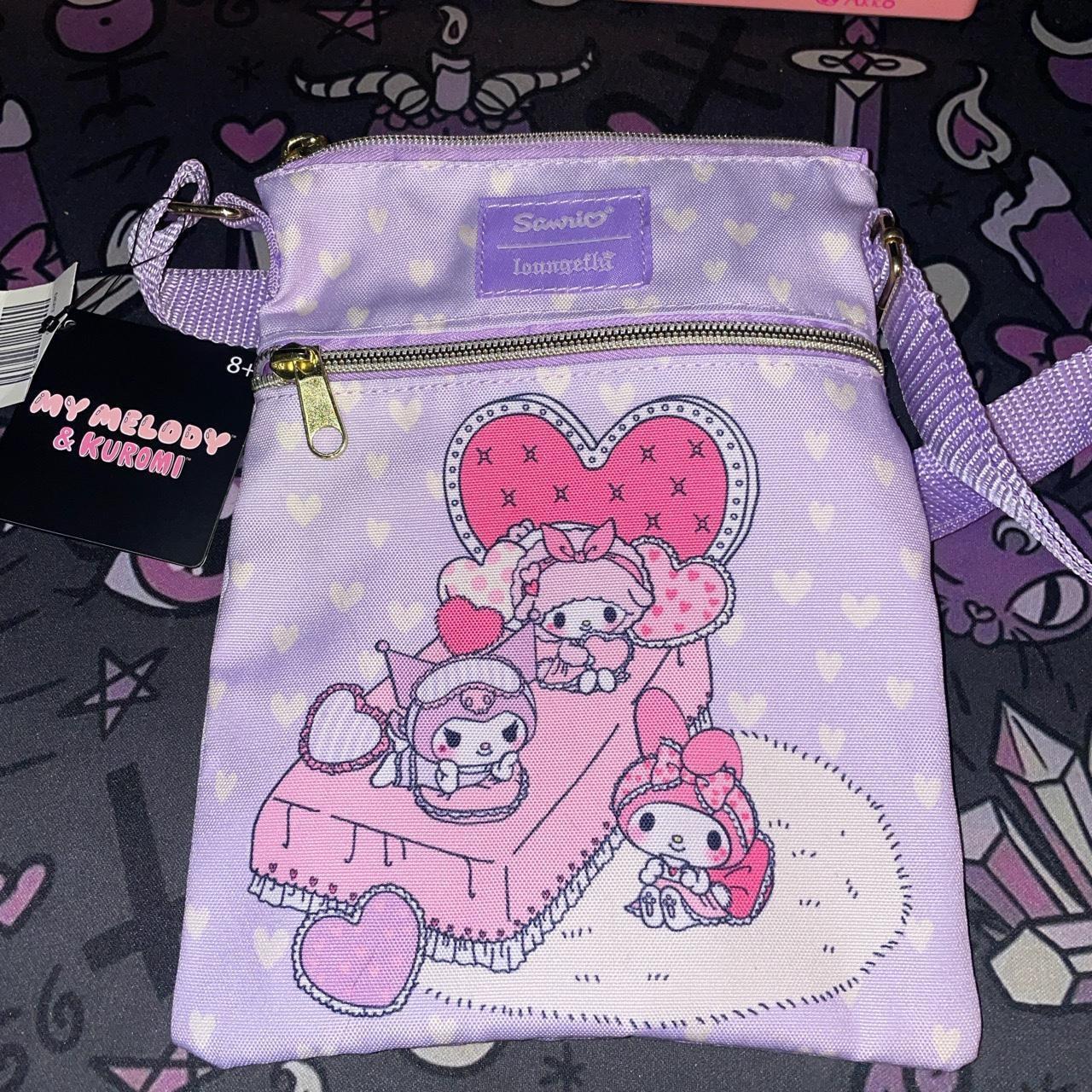 Kuromi & shops My Melody Sleepover Loungefly Backpack