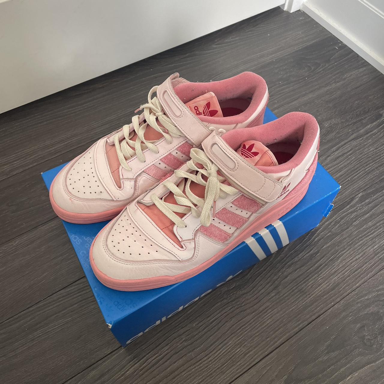 pink adidas forum 84 low. box not included. on... - Depop