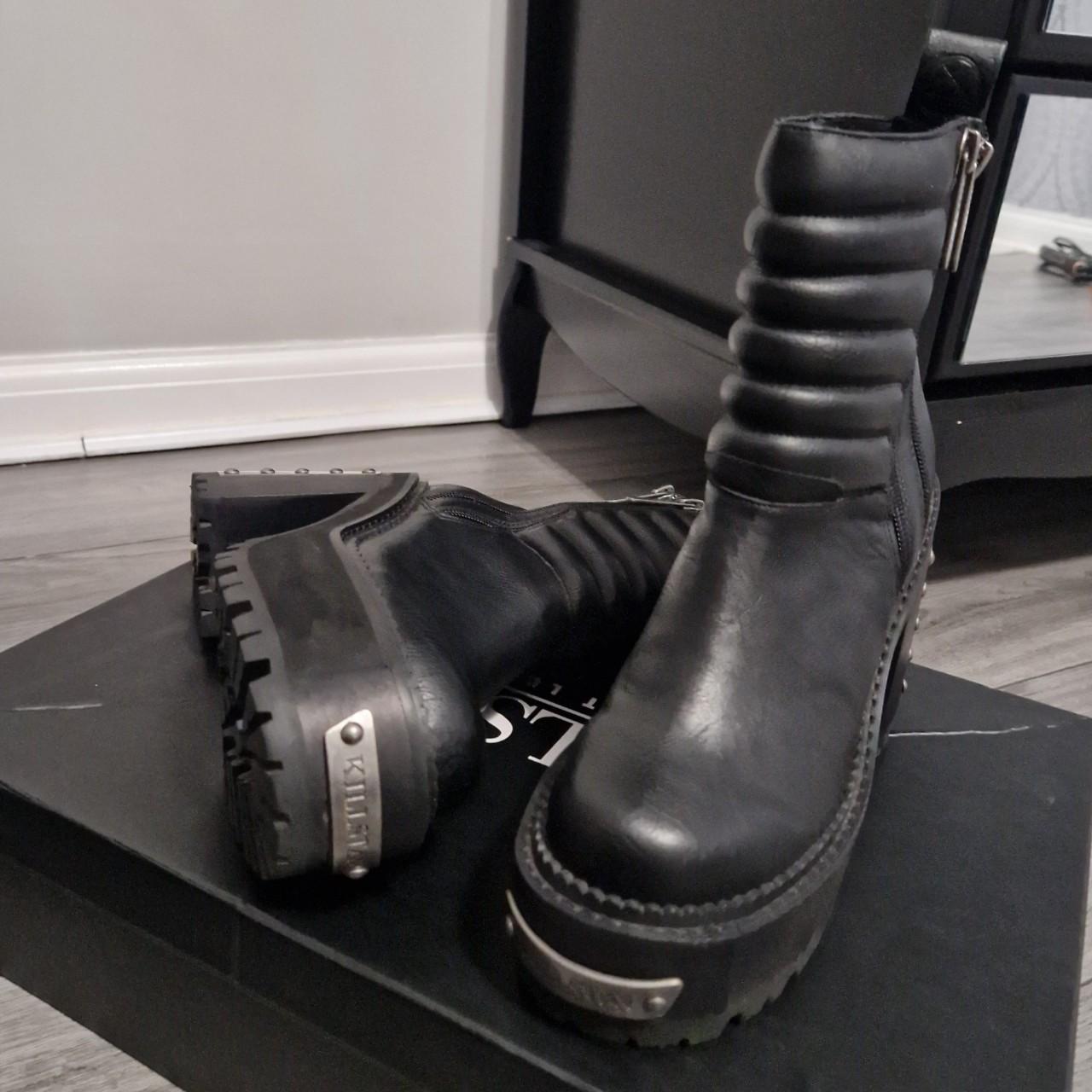 Killstar boots Killstar renegade moto boots only... - Depop