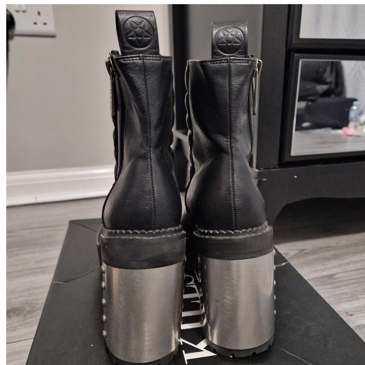 Killstar boots Killstar renegade moto boots only... - Depop