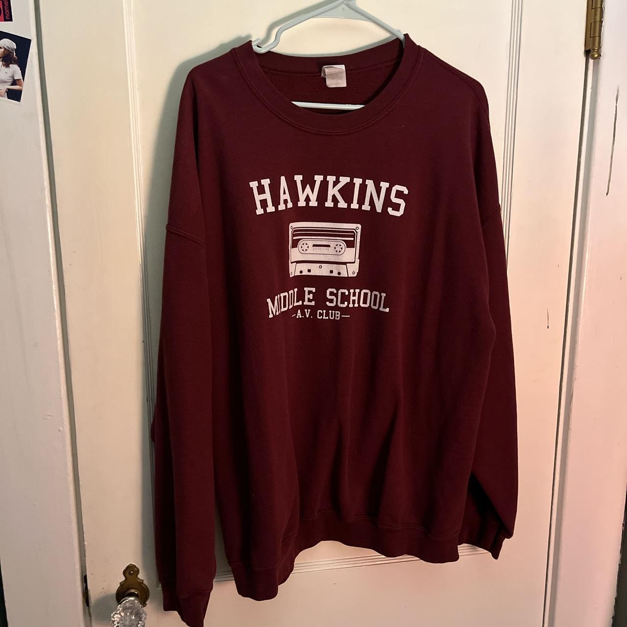 Stranger things hawkins on sale middle school sweatshirt