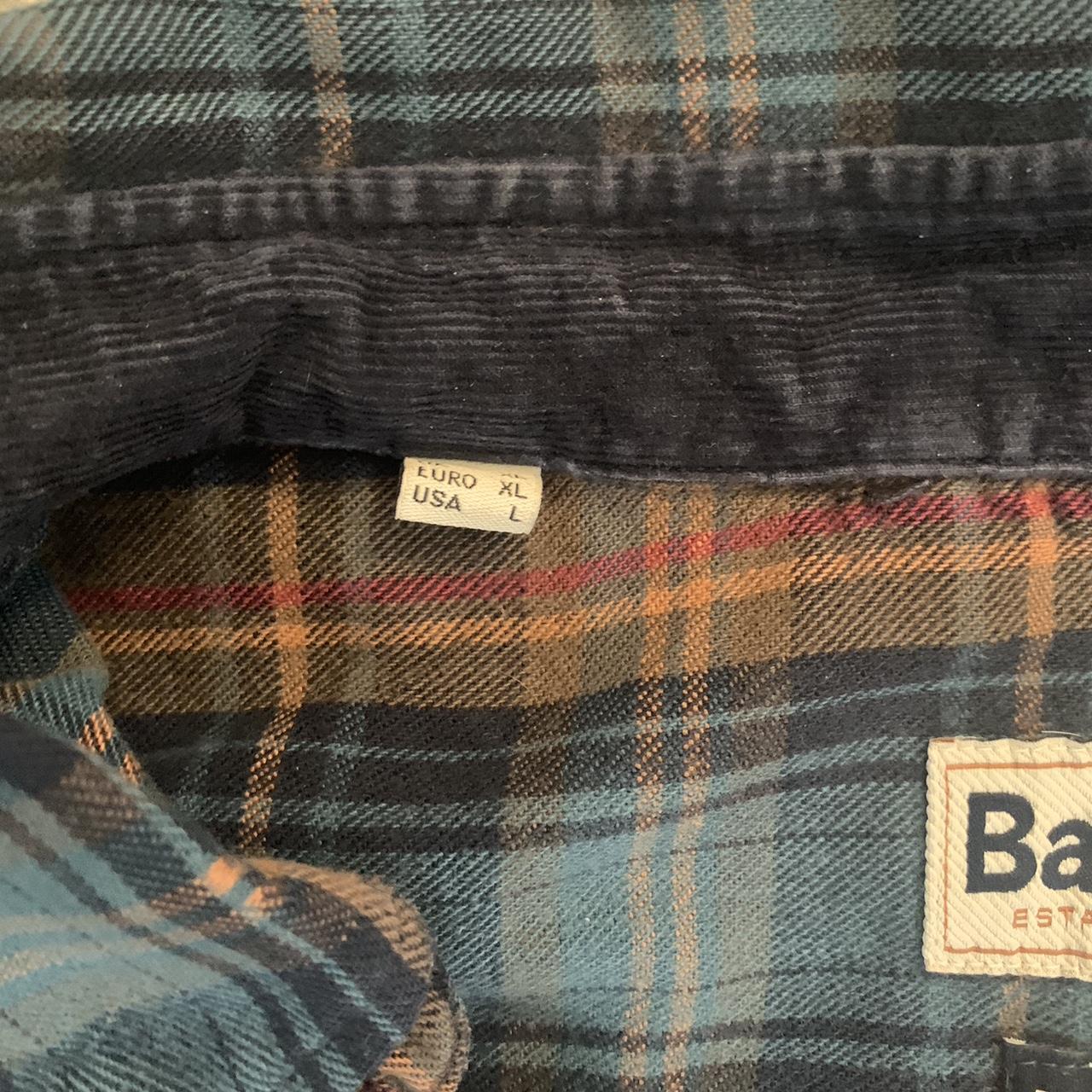 Barbour button down plaid shirt. Marked size US... - Depop