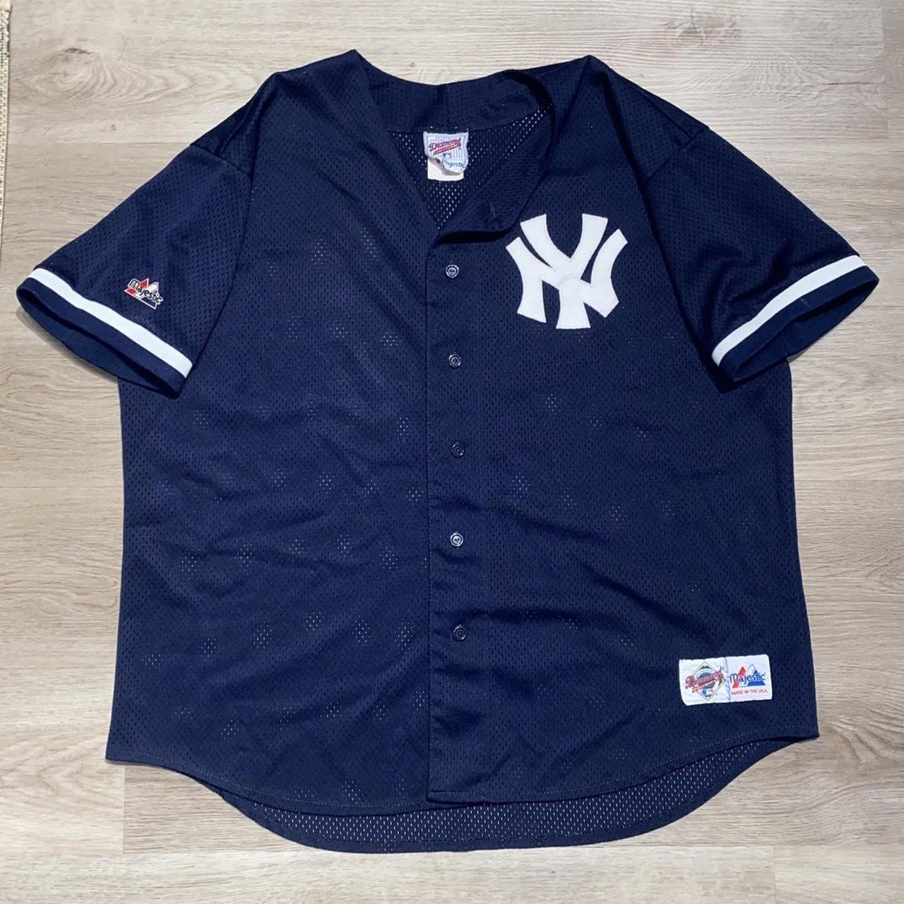 Vintage Majestic NY Yankees Jersey … Licensed | Depop