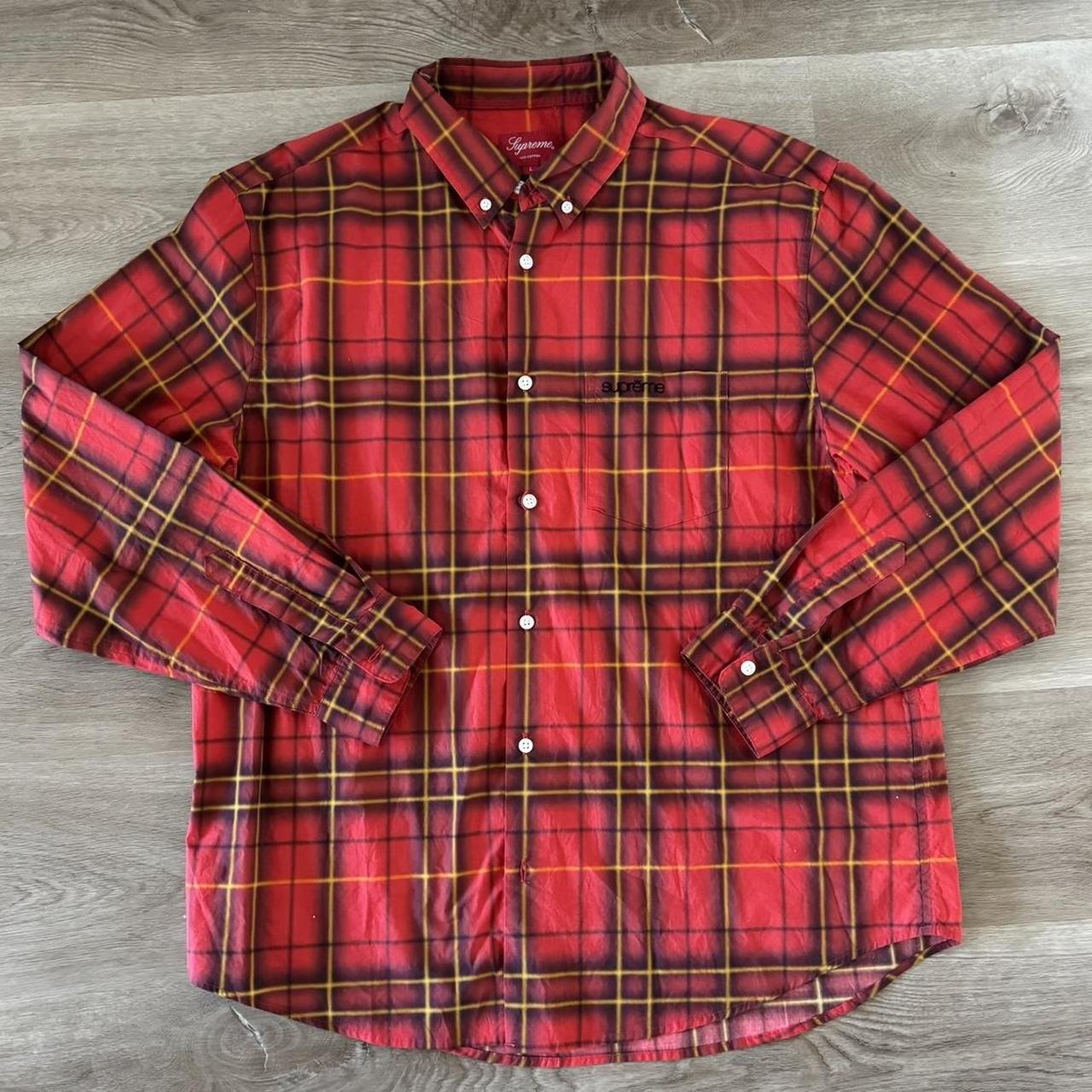 Supreme tartan flannel online