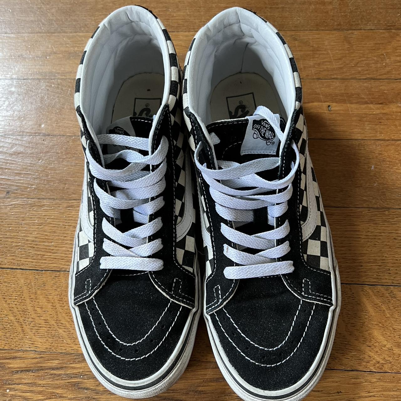 Vans sk8 mid on sale checkerboard