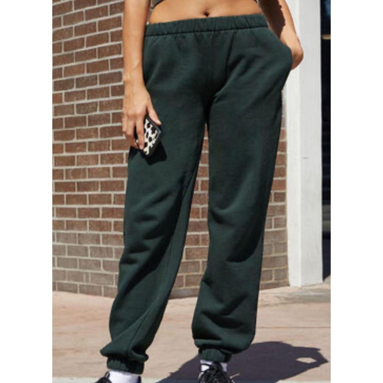 Brandy Melville Rosa Green Sweats Depop