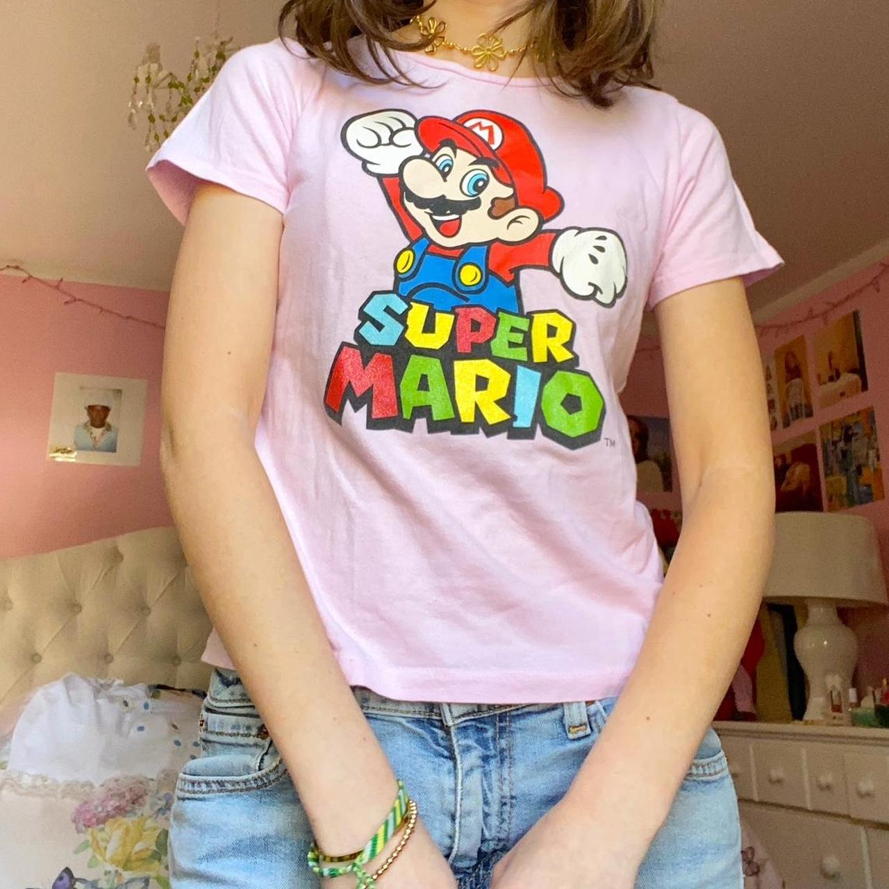 T shirt mario discount femme