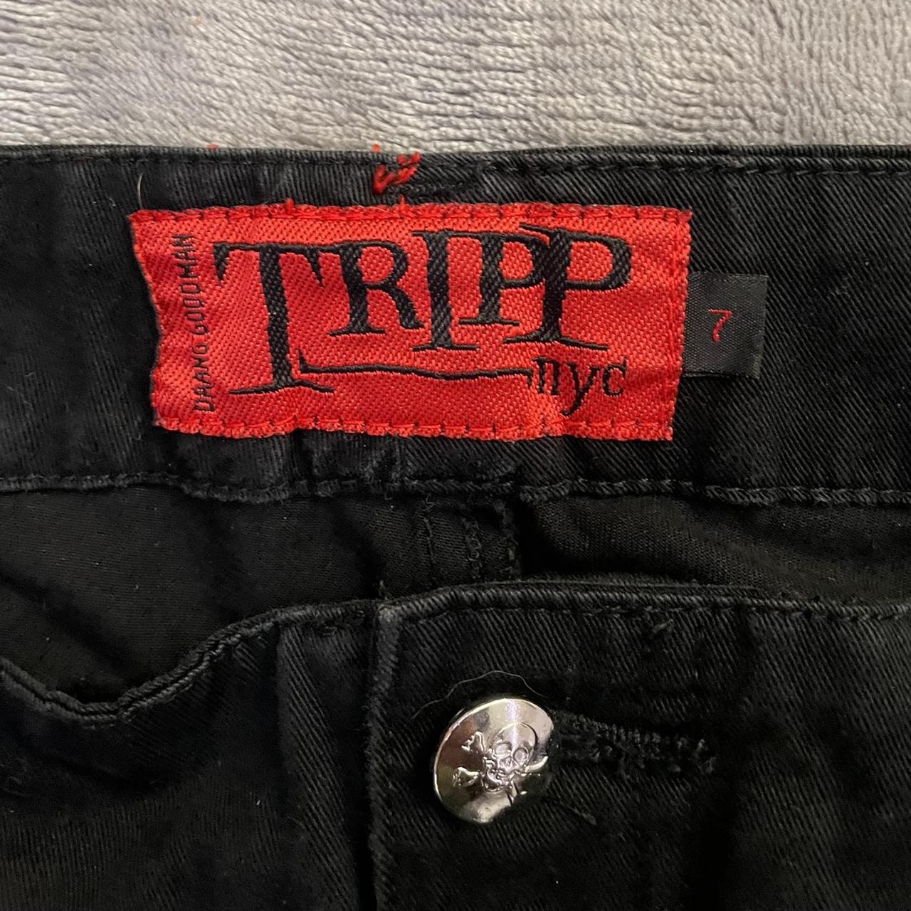 Tripp NYC black capri pants for my mall goth... - Depop