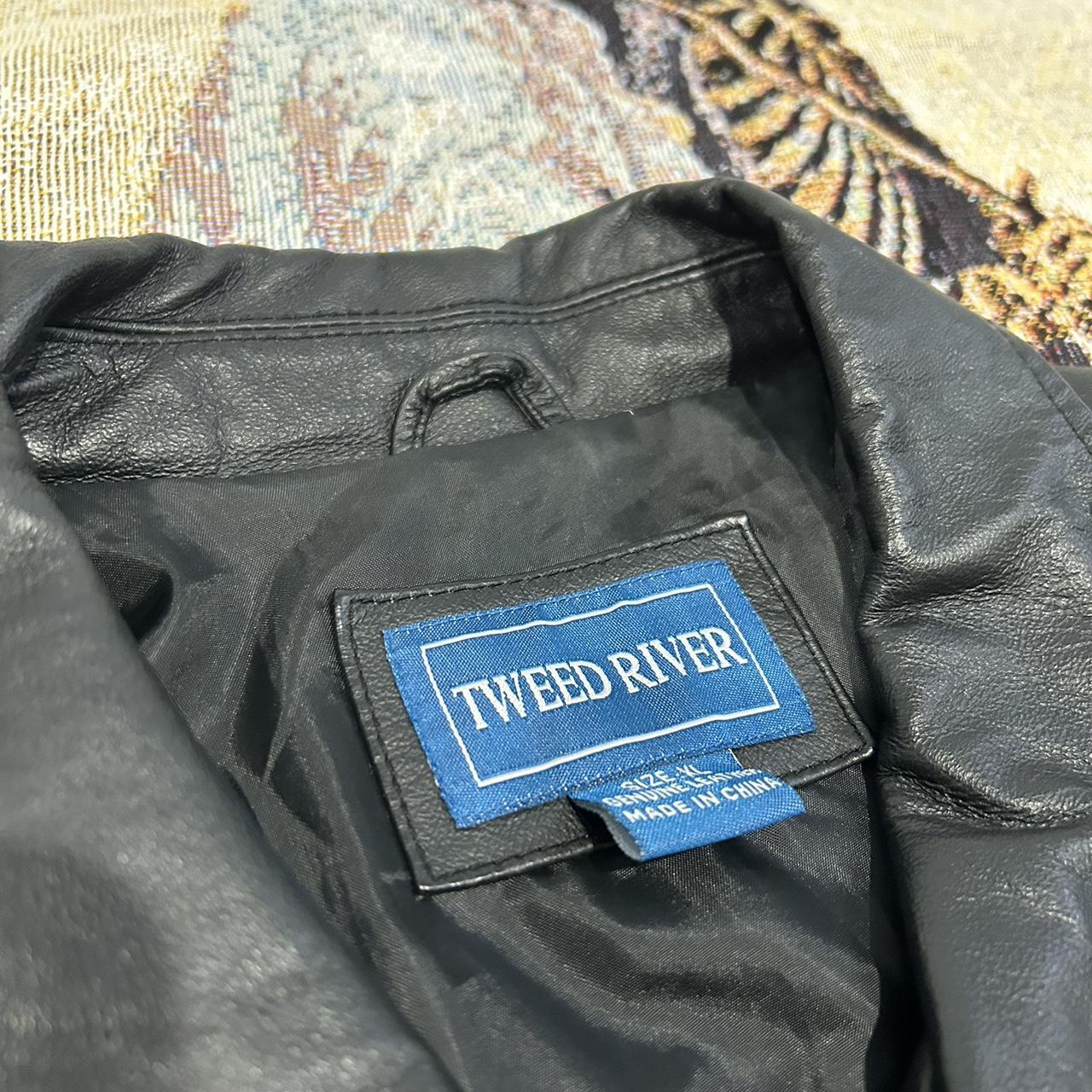 XL Genuine Leather Jacket Smells just like a cow. Depop