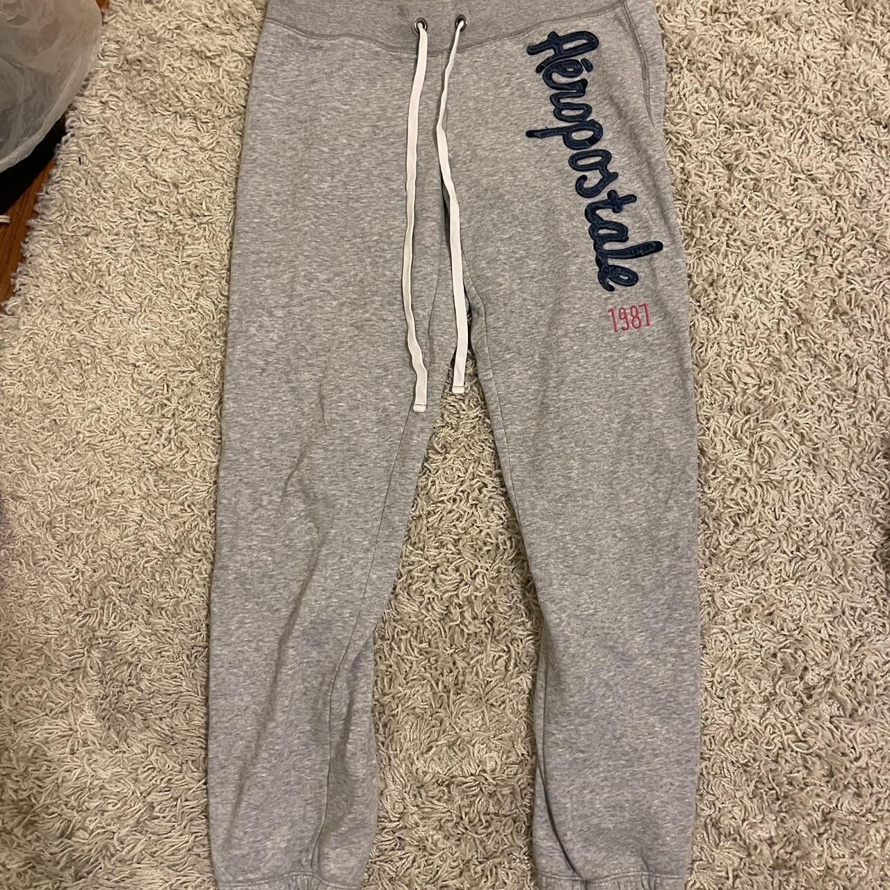 Aeropostale Women's Grey Joggers-tracksuits | Depop