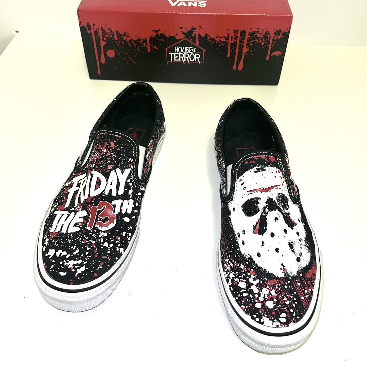 Friday the 13th Jason Custom Vans Sneakers - Custom Vans Shoes