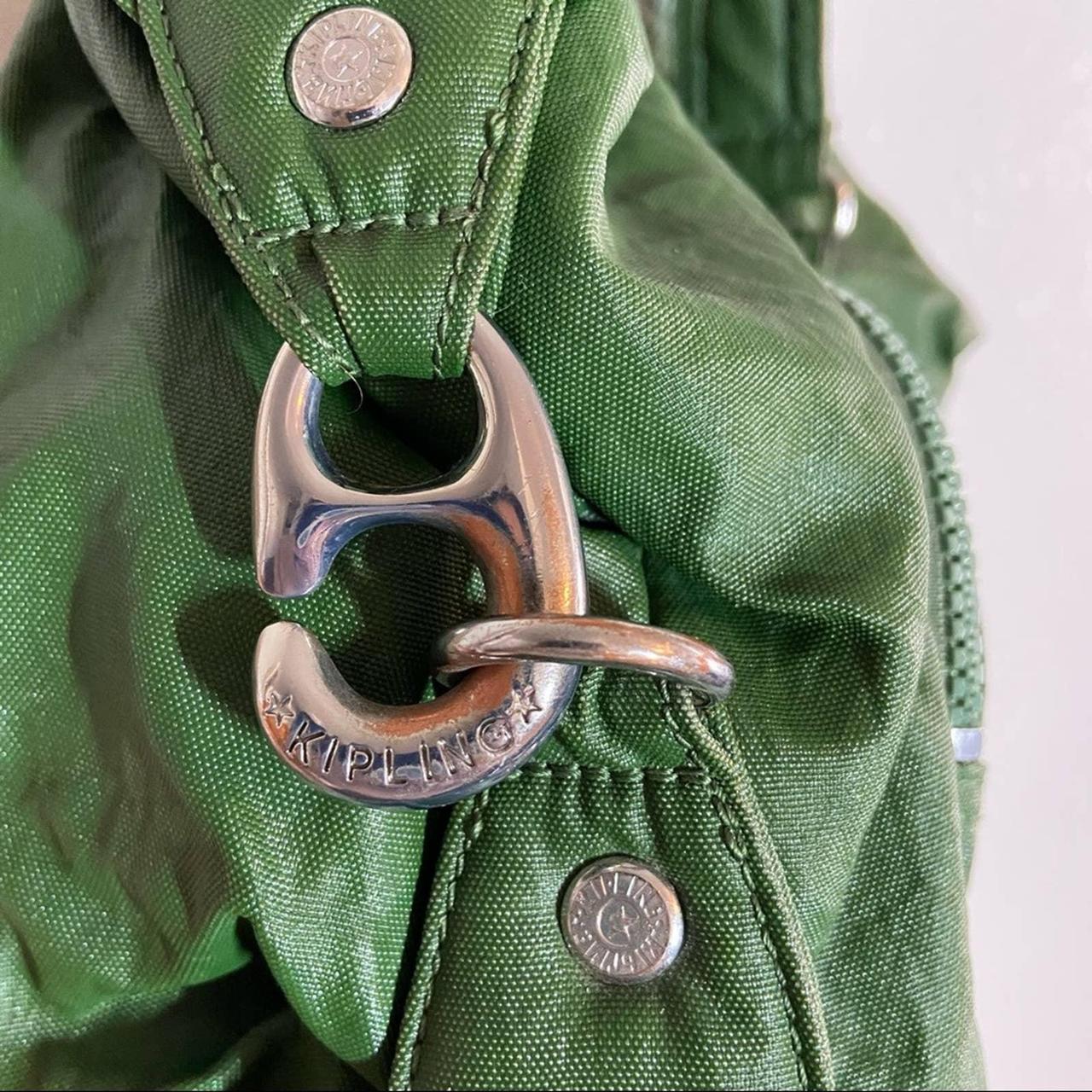 Kipling Women's Green and Silver Bag (2)