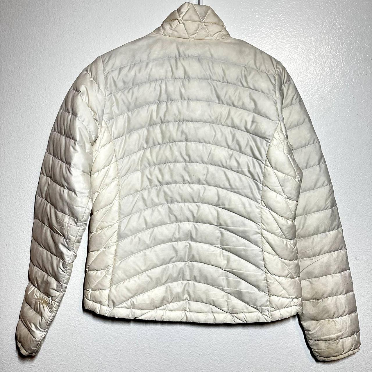 Patagonia Women's White Jacket | Depop