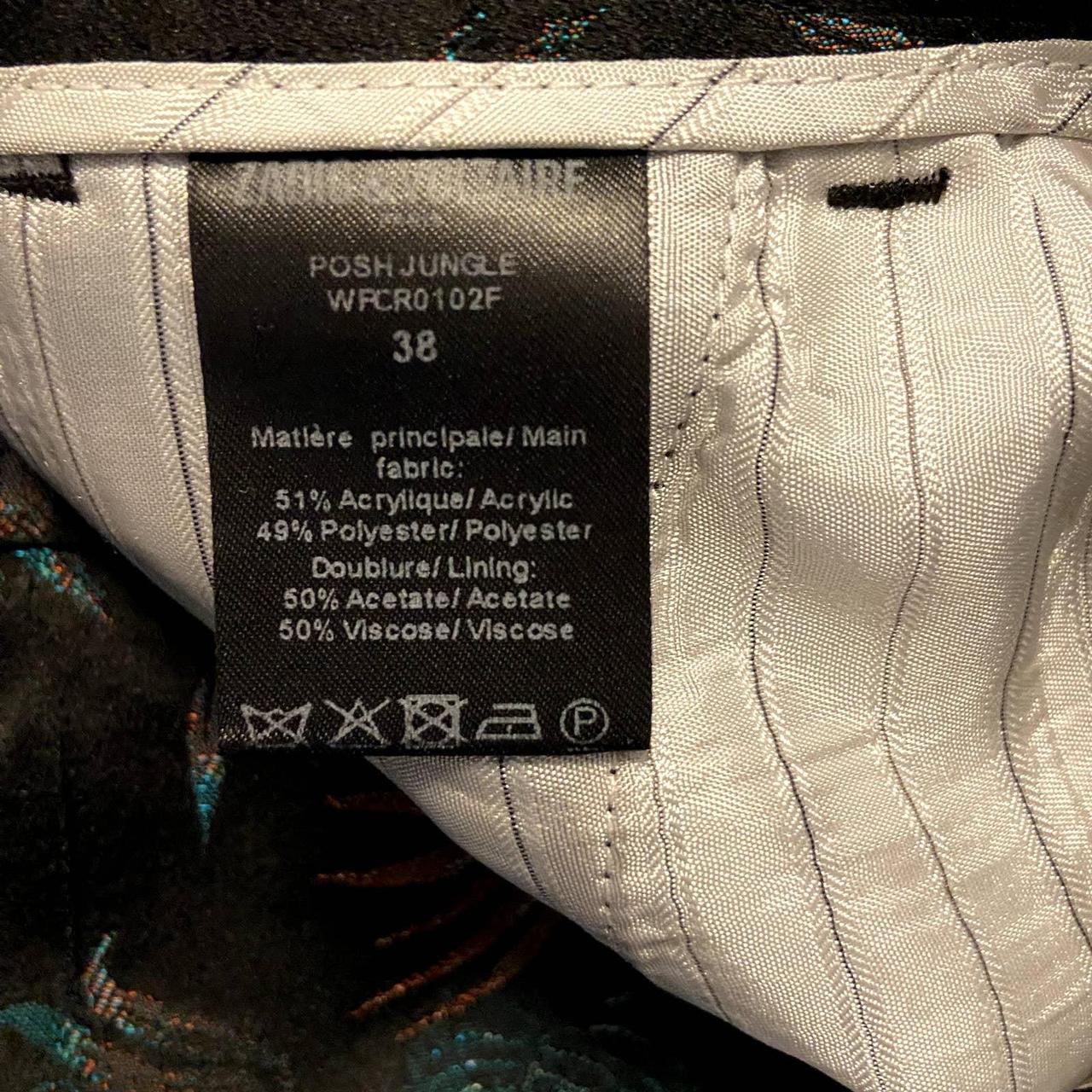 Zadig & Voltaire Women's Black and Green Trousers Depop