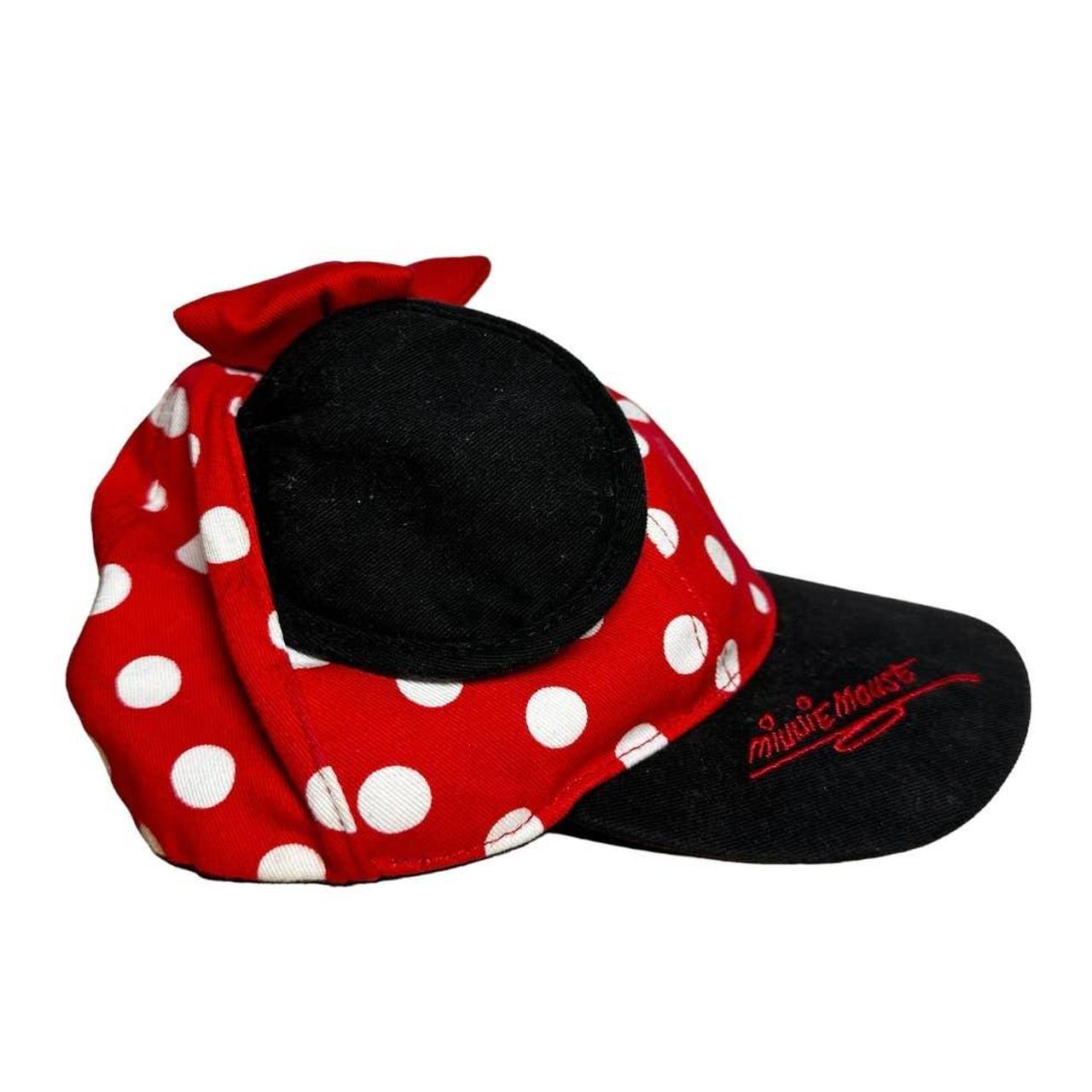 Disney Baseball Cap for Adults - Minnie Mouse Ears - Polka Dots