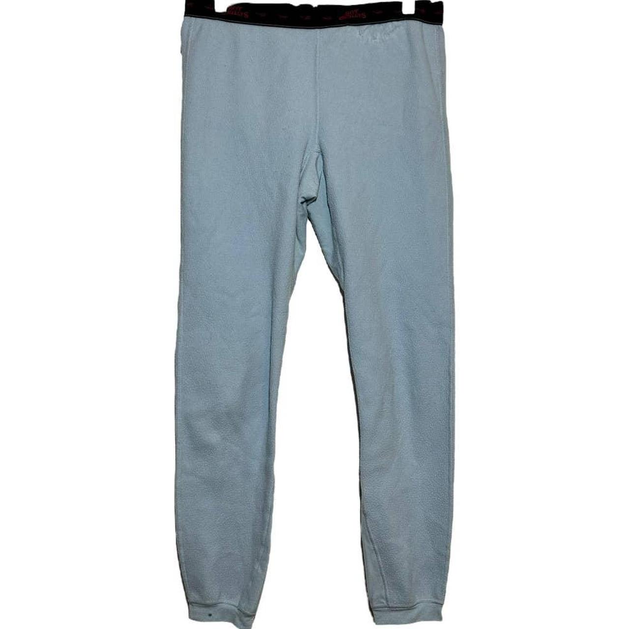 Hot Chillys Fleece Thermal Base Layer Pants... Depop