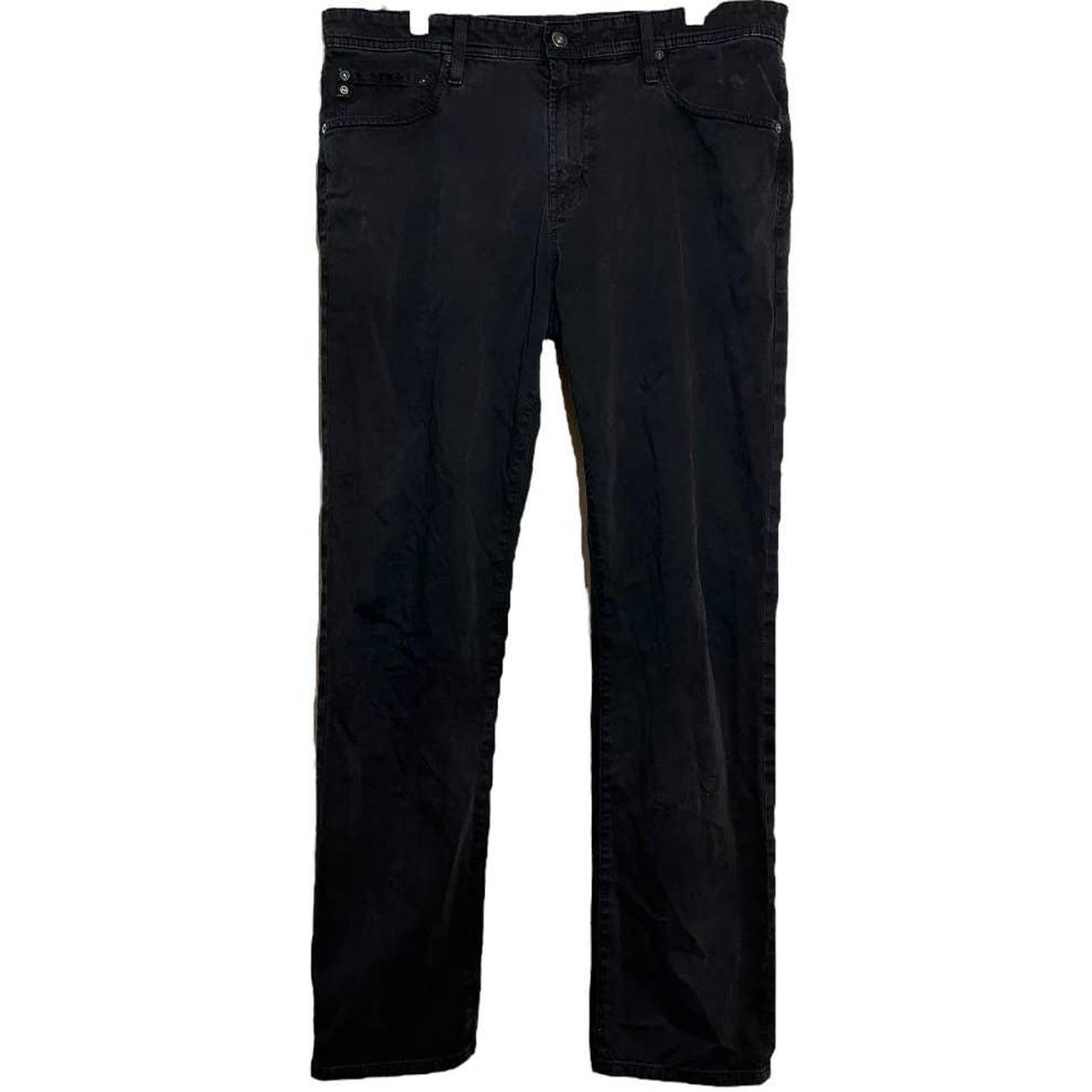 AG Adriano Goldschmied Jeans Mens Size 36X32 Black Denim Graduate Tailored  Leg