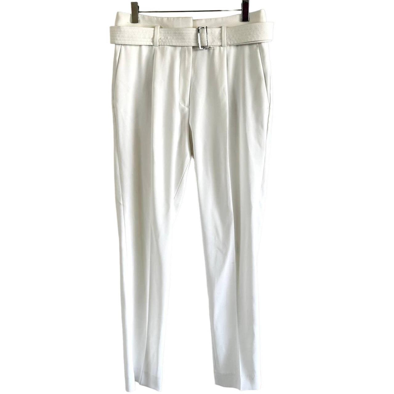 Women's white Pleated Pants