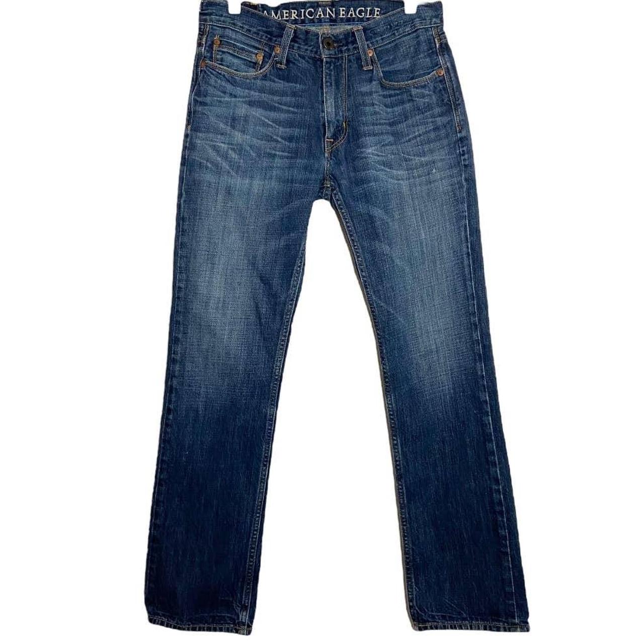 American Eagle Flex Slim Straight Jeans 100% Cotton... - Depop