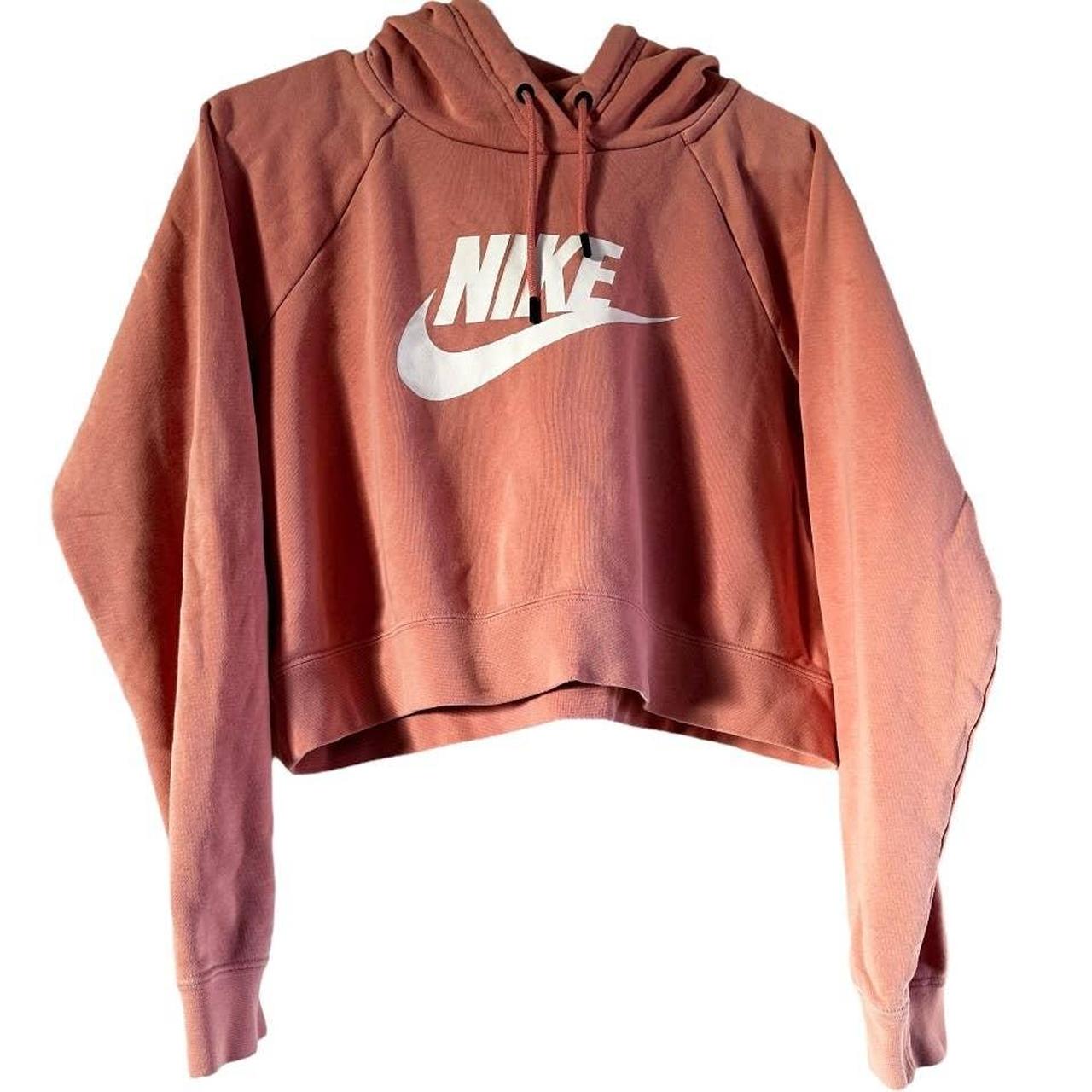 Nike Sportswear Essential Cropped Hoodie Fleece Depop