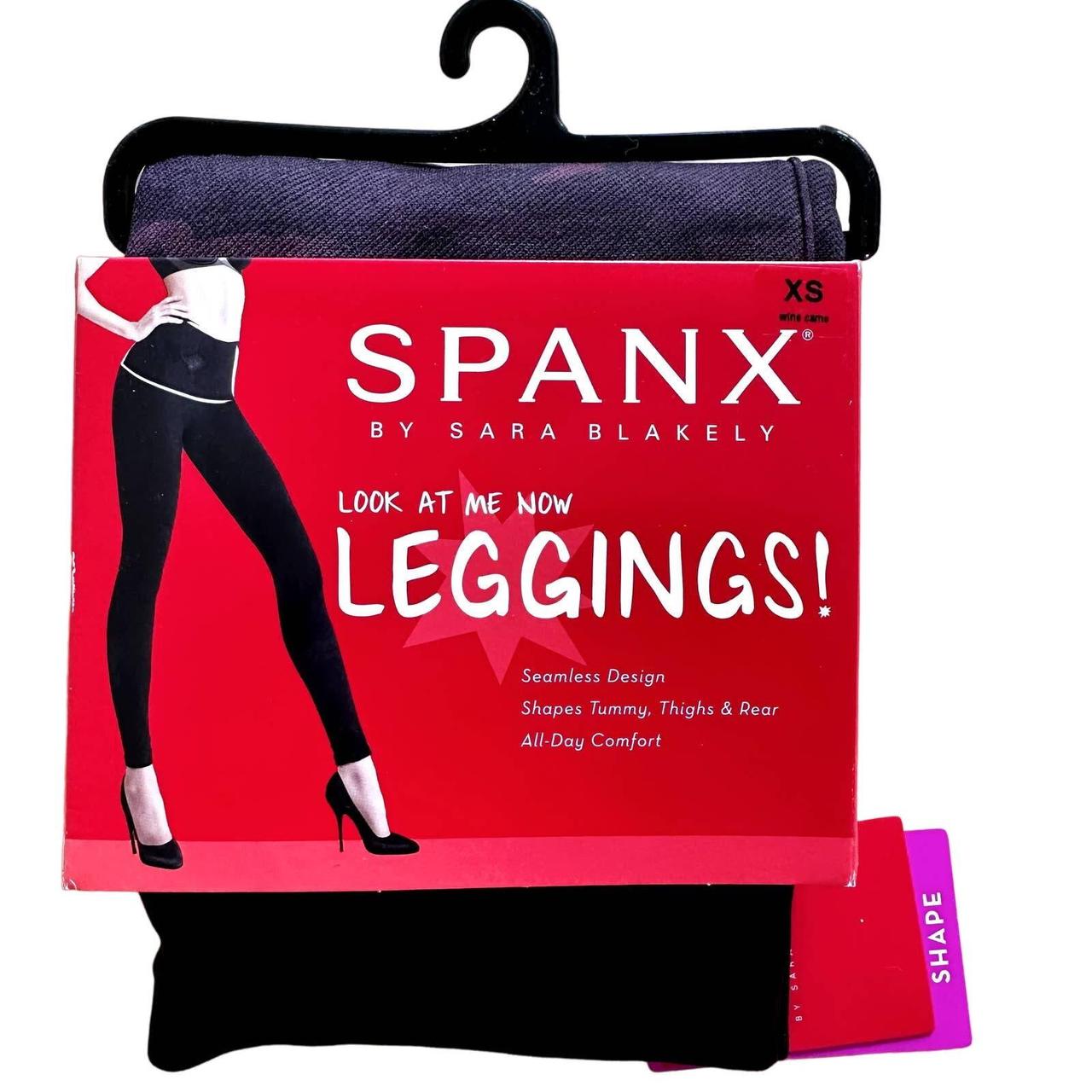 Spanx Look At Me Now Seamless Legging in Very Black Womens Size XS