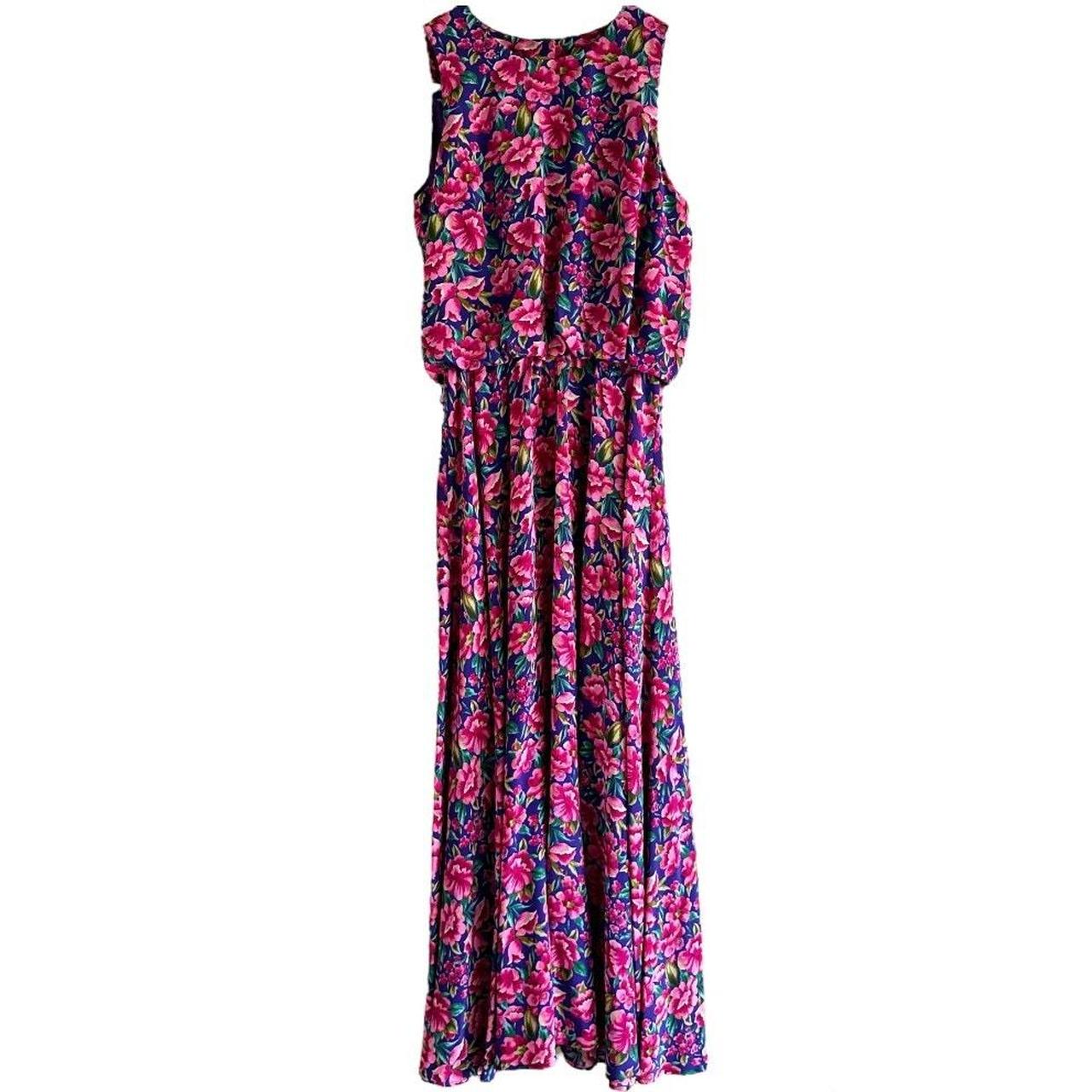 Adrianna Papell Maxi Dress VTG Adrianna Papell Maxi... - Depop