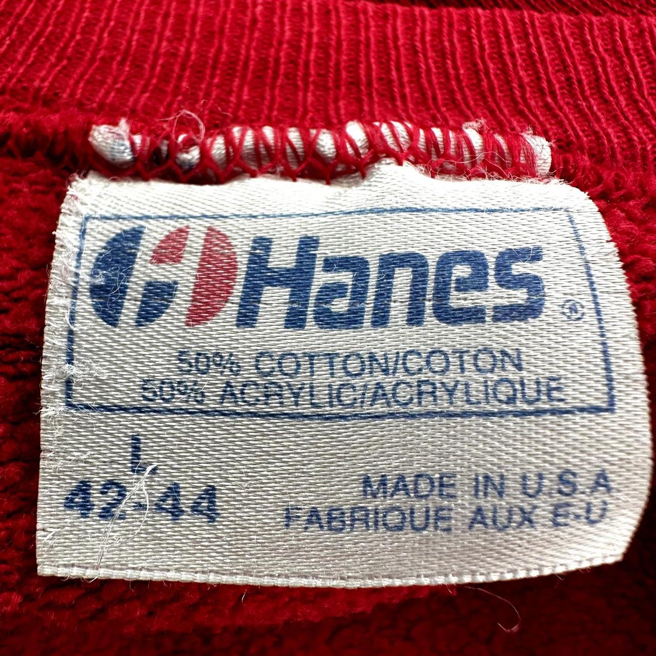 Hanes Women's Sweatshirt - Red - L – Vintage Hane… - image 3