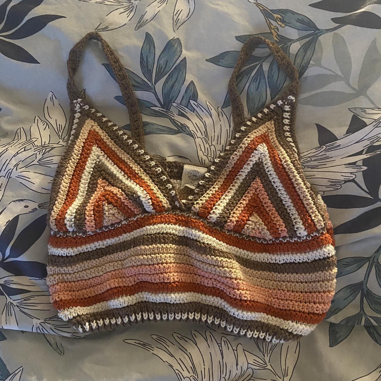 urban outfitters crochet bralette/ tank so soft Depop