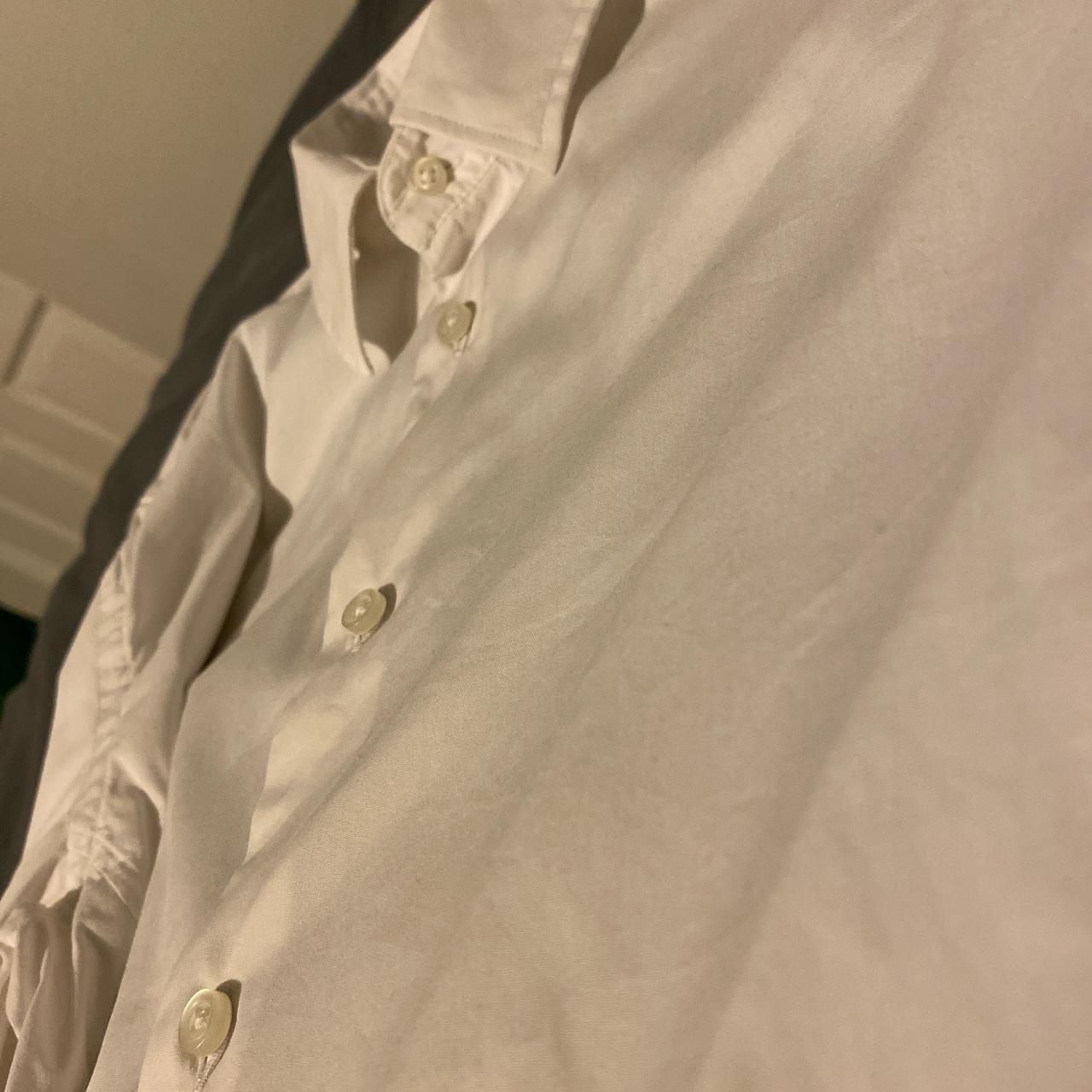 Men’s white Zara Shirt Perfect Condition Size... - Depop