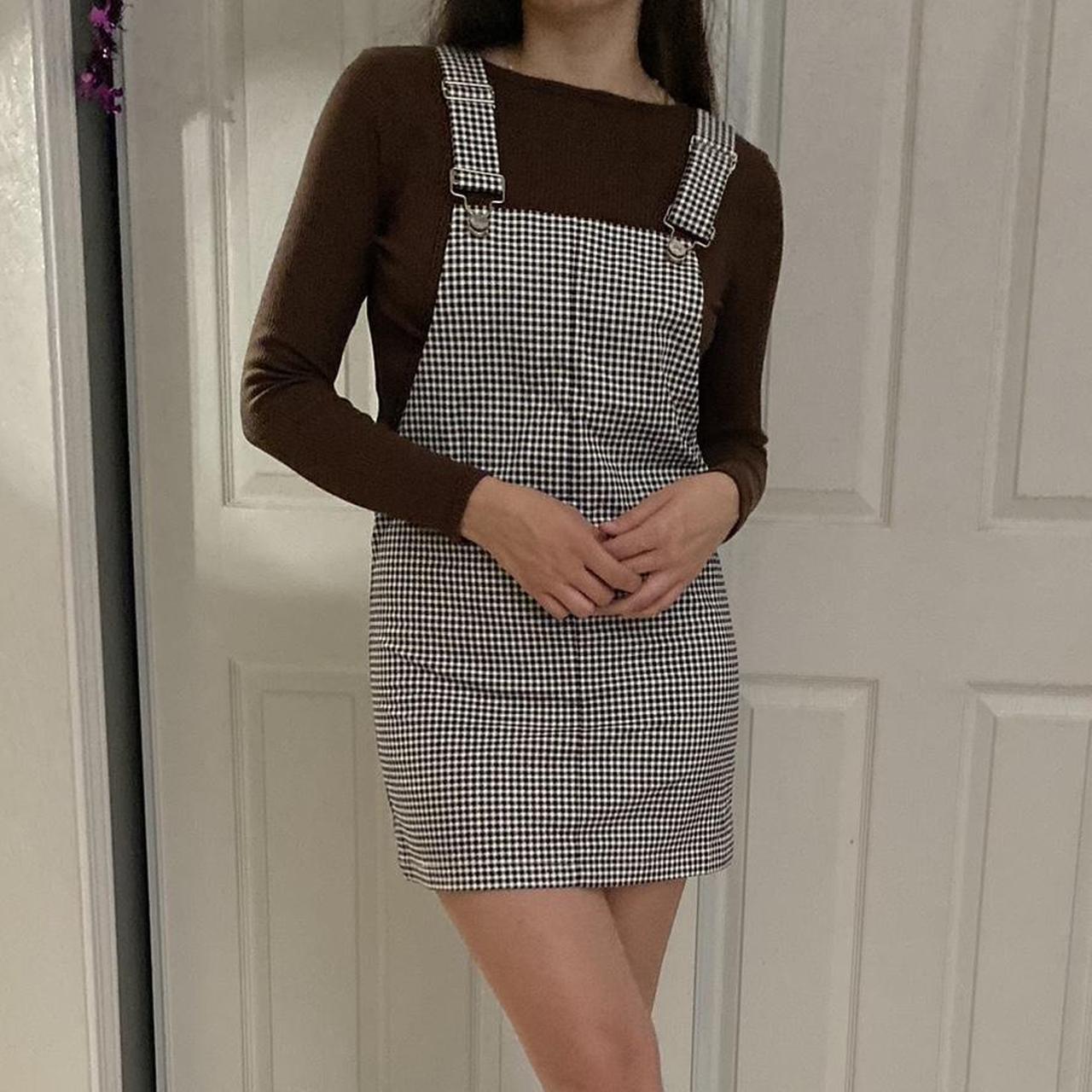 Plaid Overall Dress. This dress is amazing for fall