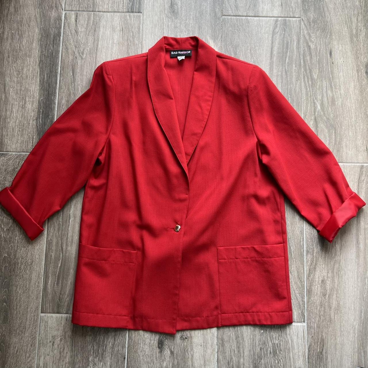 Sag Harbor Women's Red Tailored-jackets | Depop