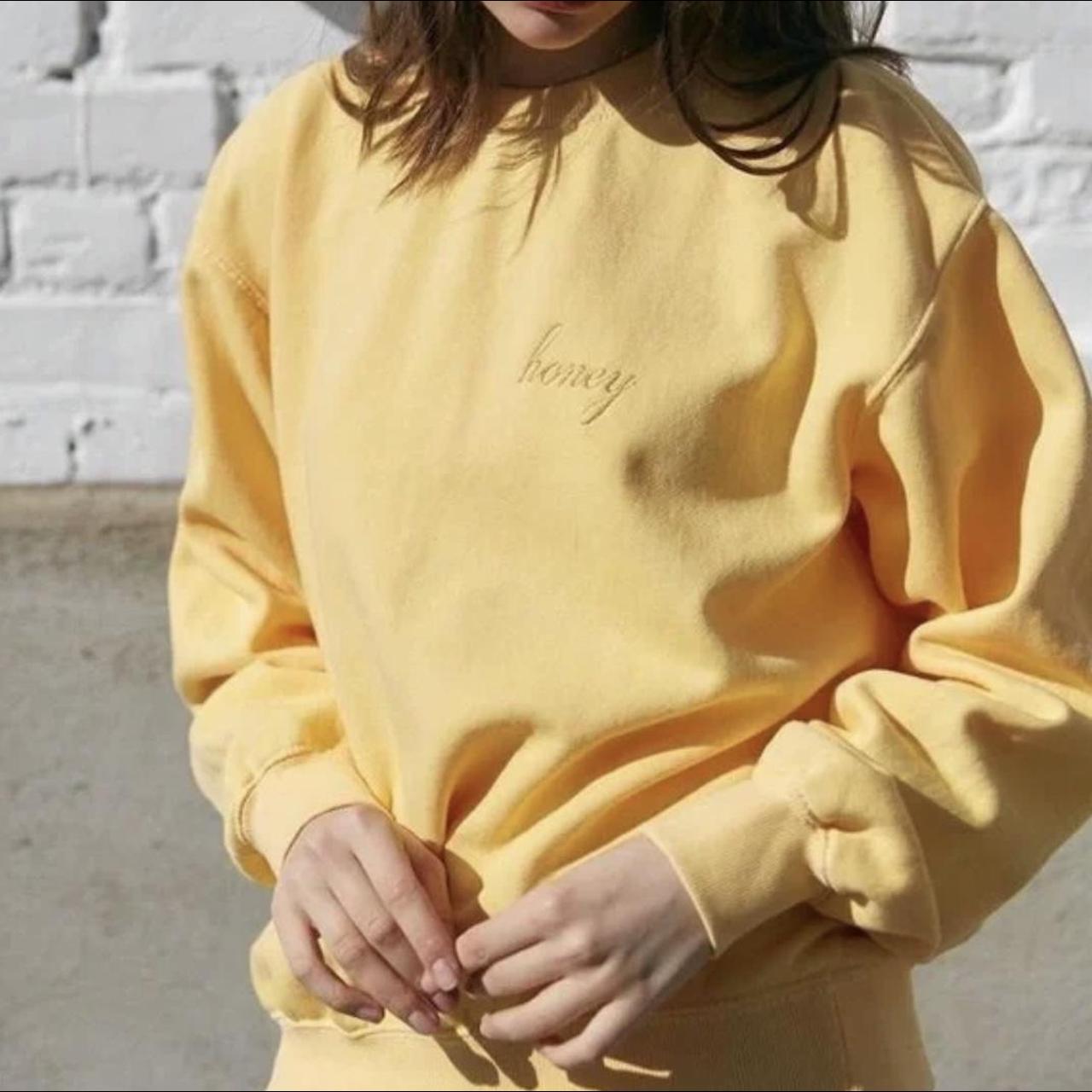 Yellow honey sweatshirt brandy hot sale melville