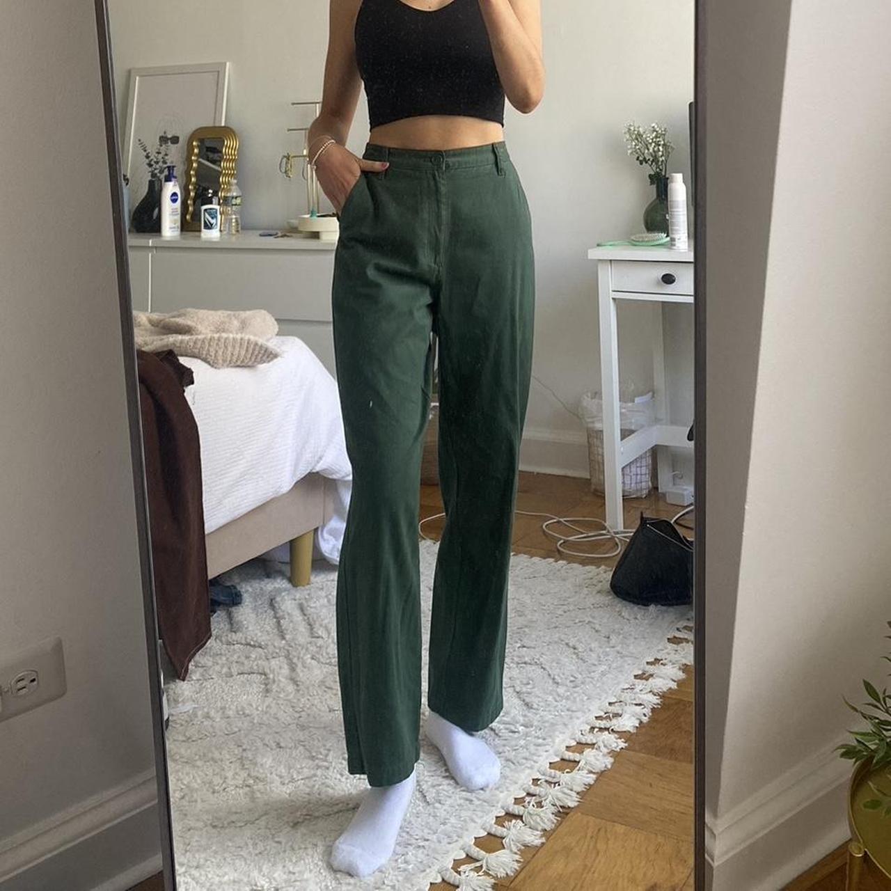 Green Aritzia Sunday Best Pant! Not a jean but not a... Depop