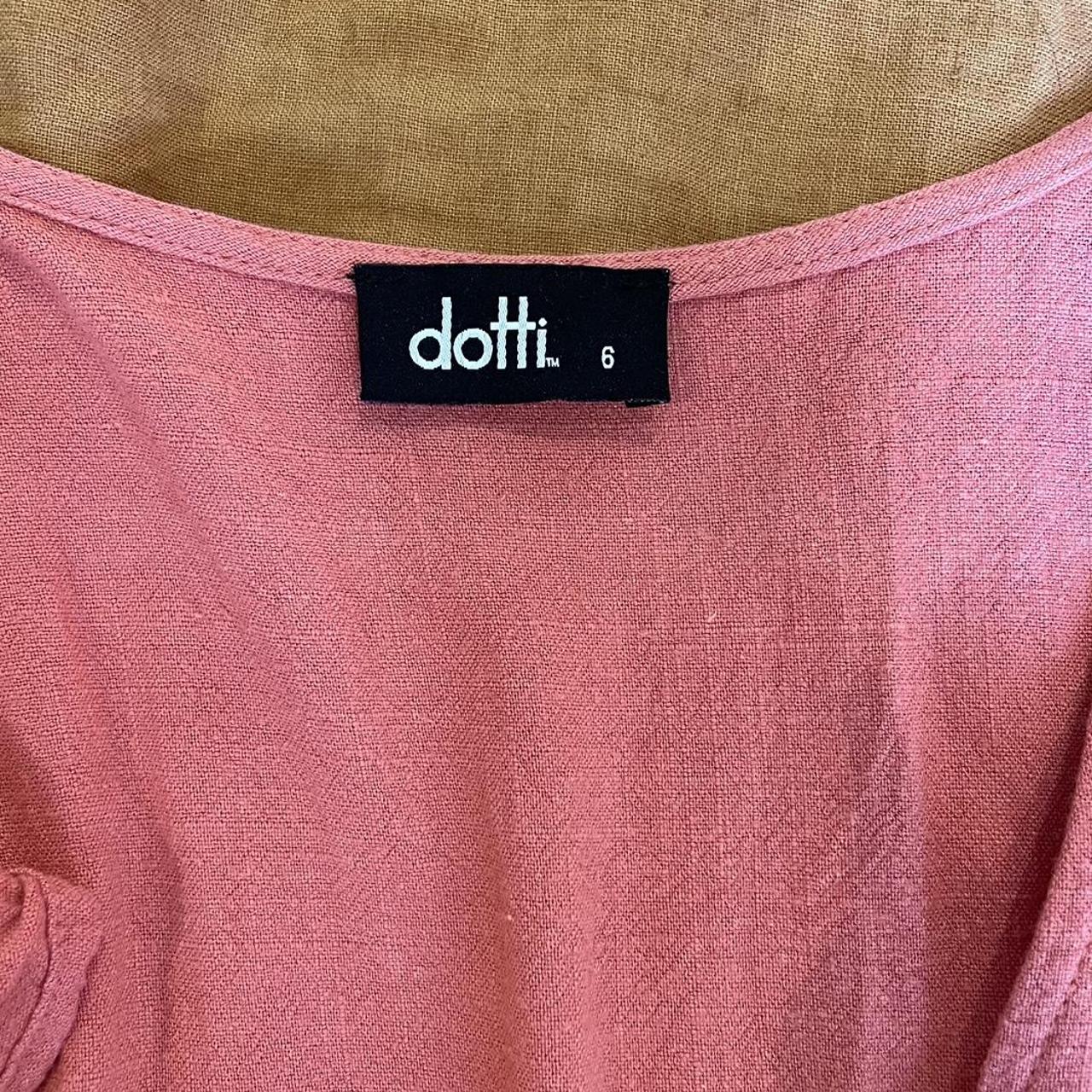 Dotti button down orange mini dress Super... Depop