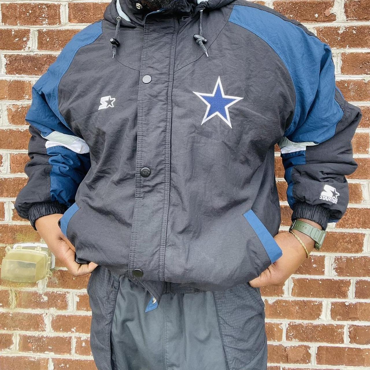 Vinatge 90's Dallas Cowboys Starter Puffer Jacket