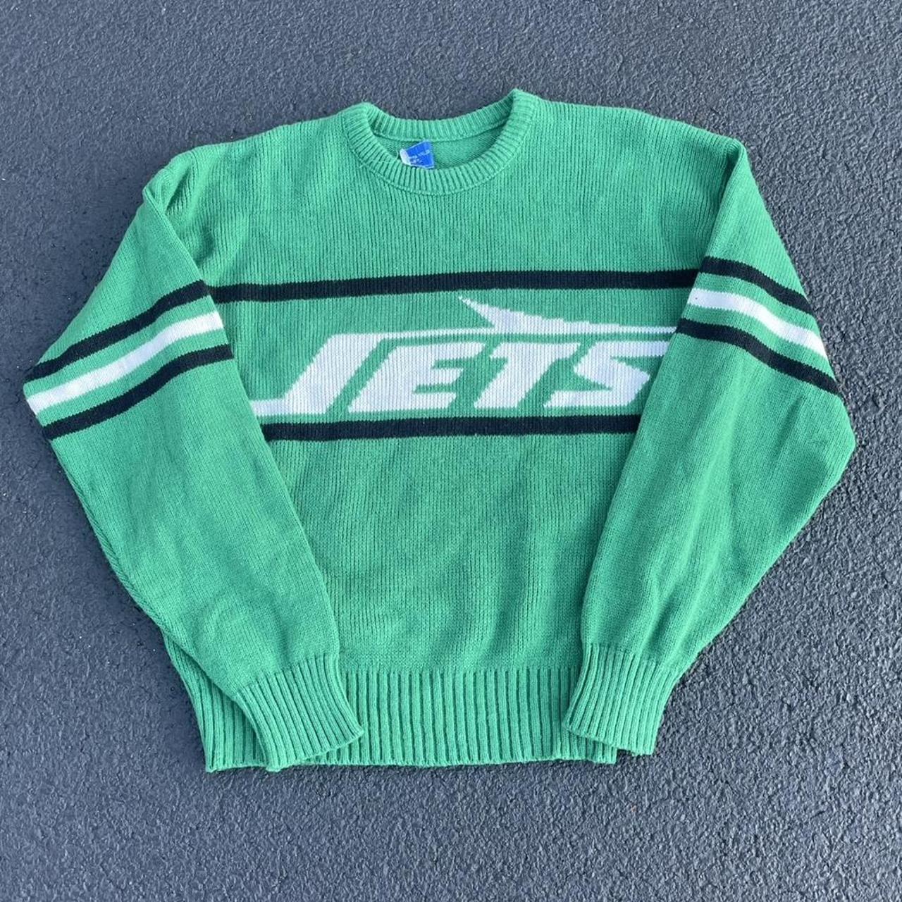 Men's Green New York Jets Retro Sweater