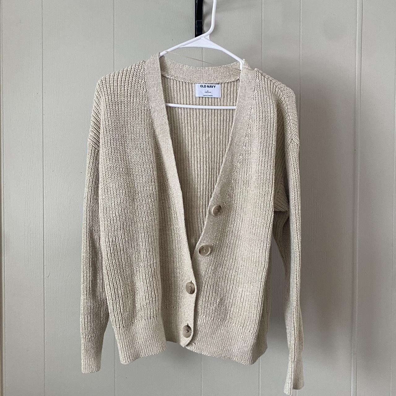 Old navy cream cardigan sale