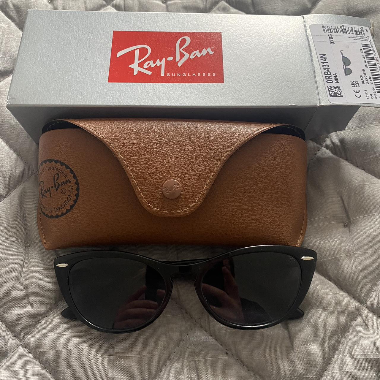 Ray-Ban Women's Black Sunglasses | Depop