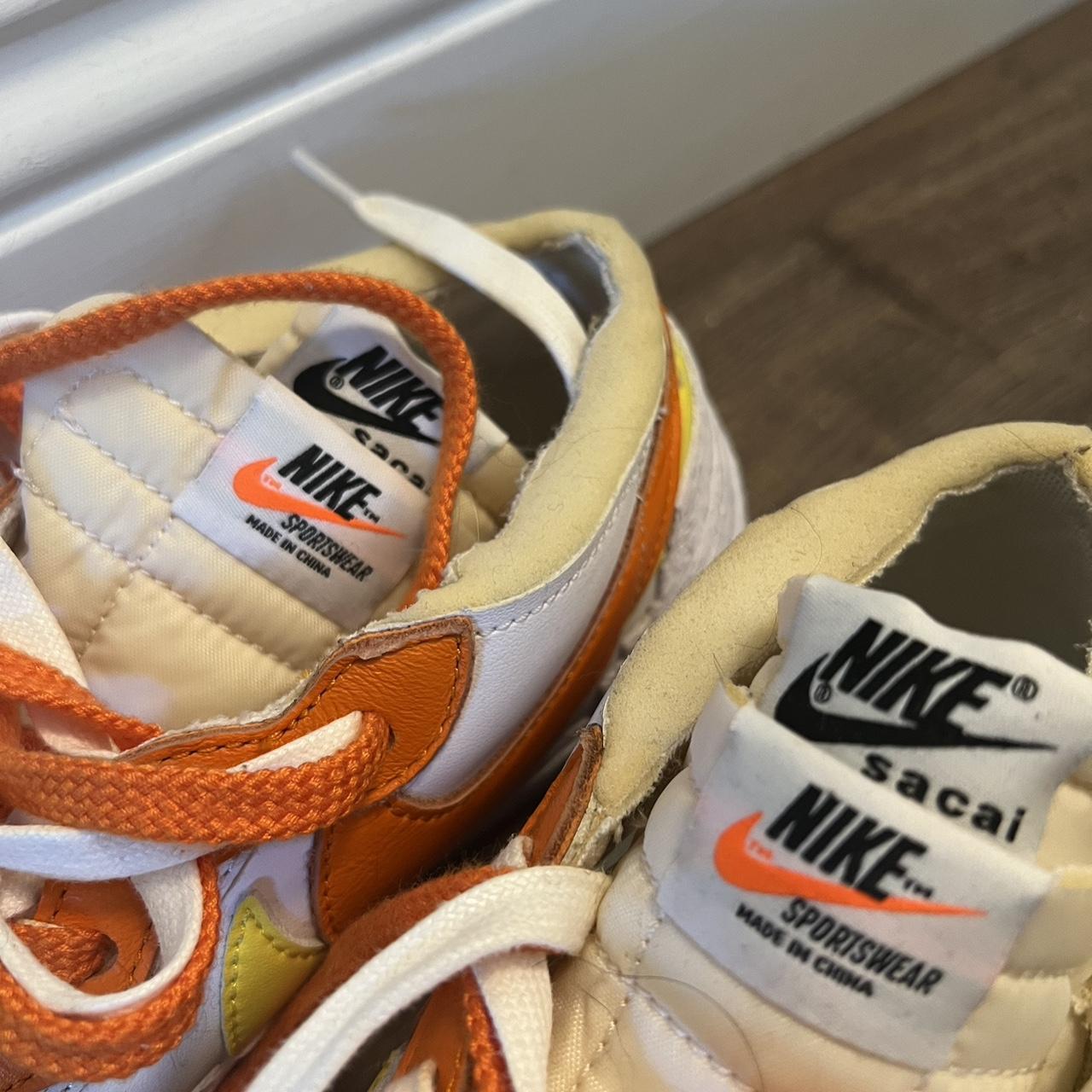 magma orange blazer low