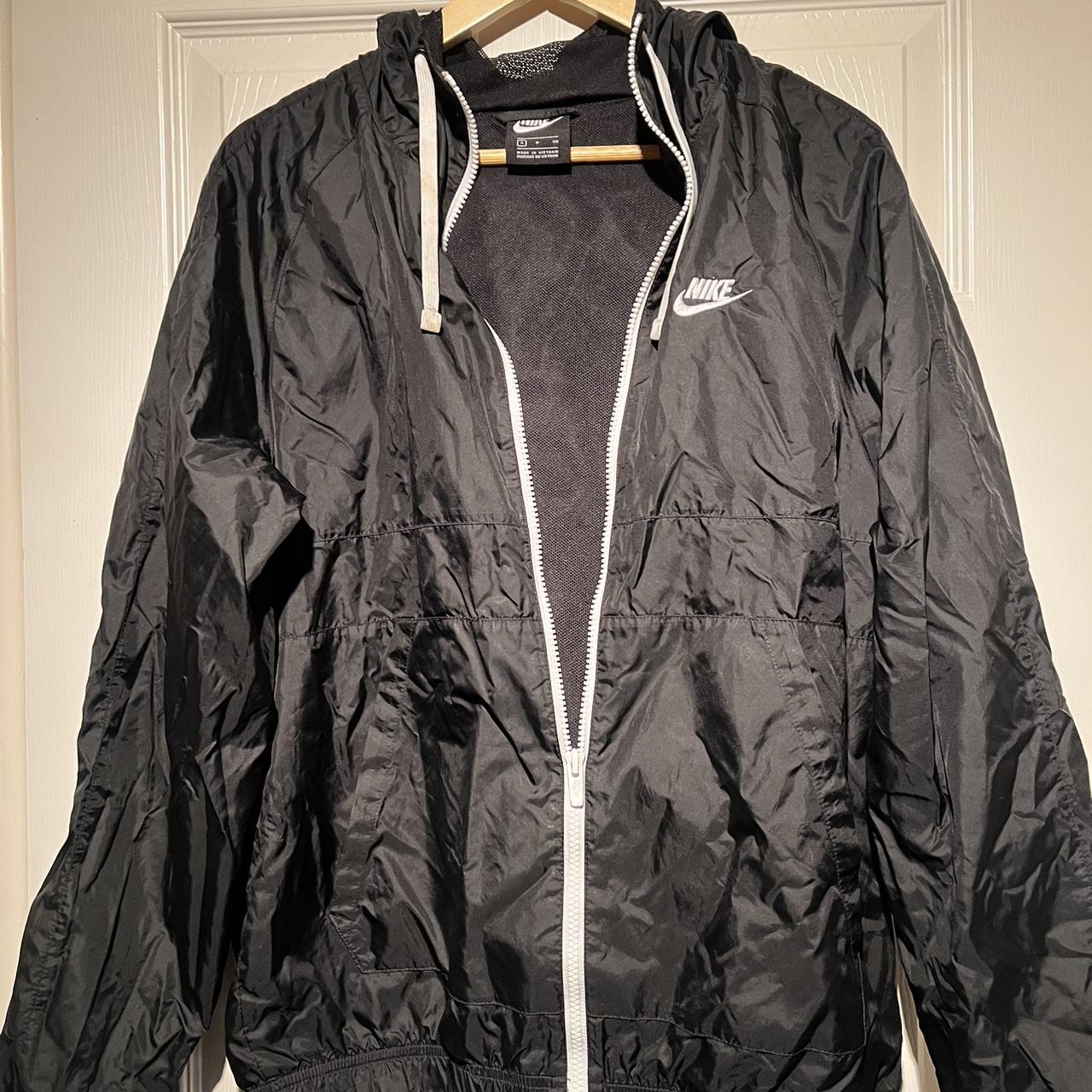 Nike windbreaker jacket Some marks on the strings,... - Depop