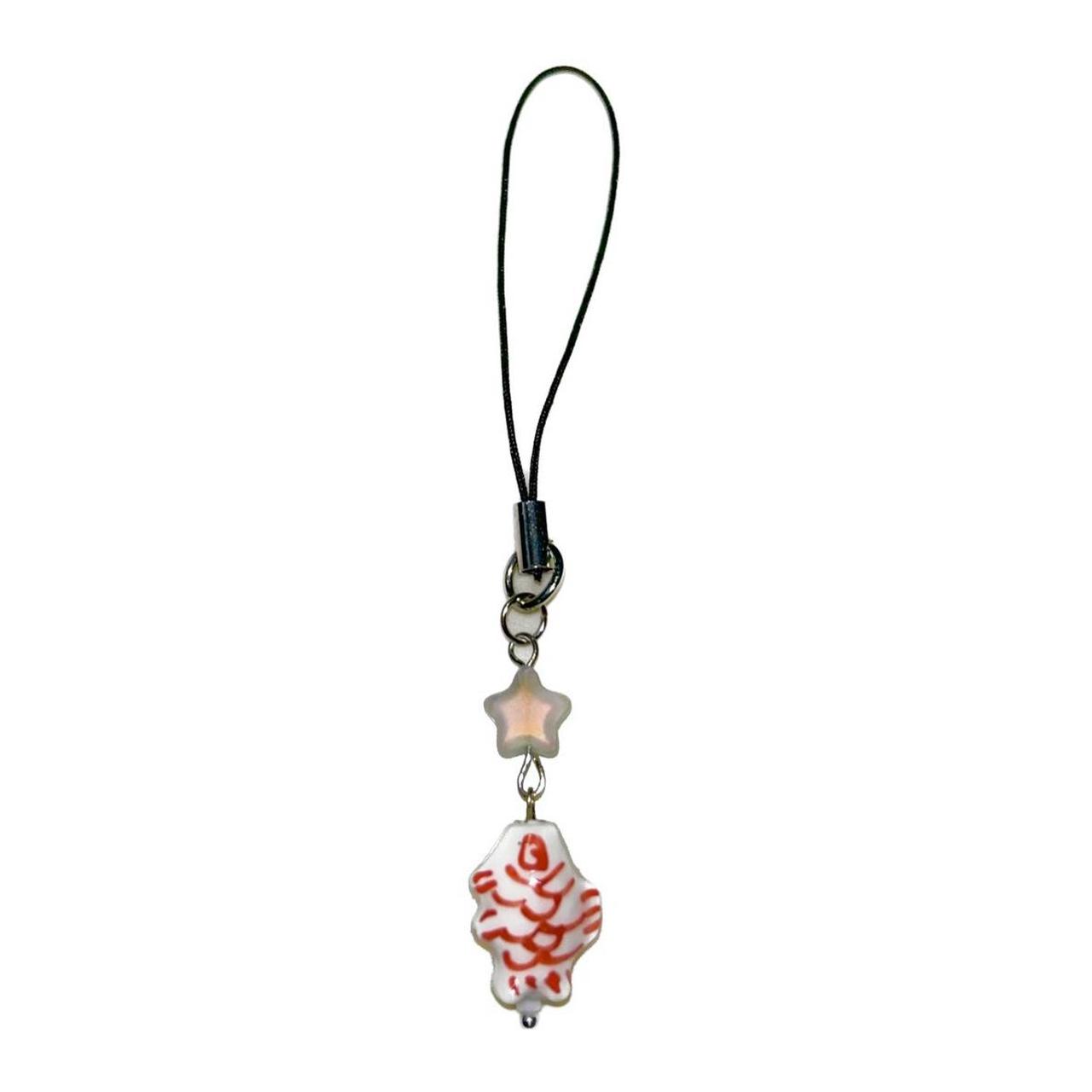 koi fish phone charm