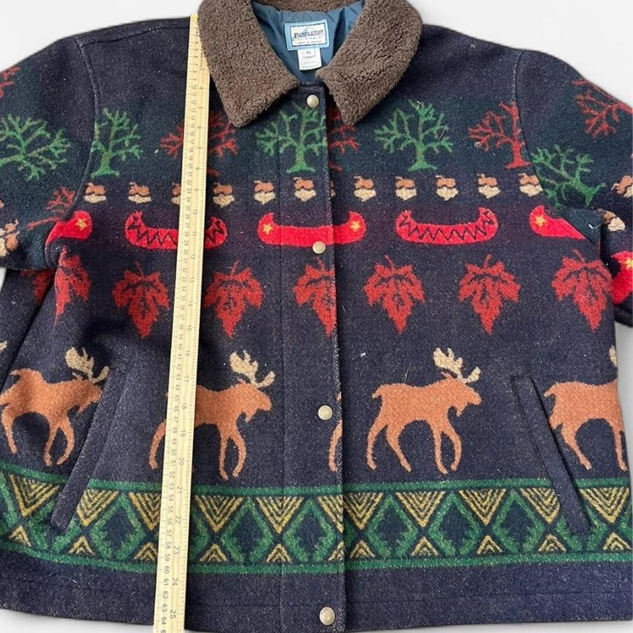 Pendleton Women's Bomber Jacket - Multi/Navy - XL… - image 7