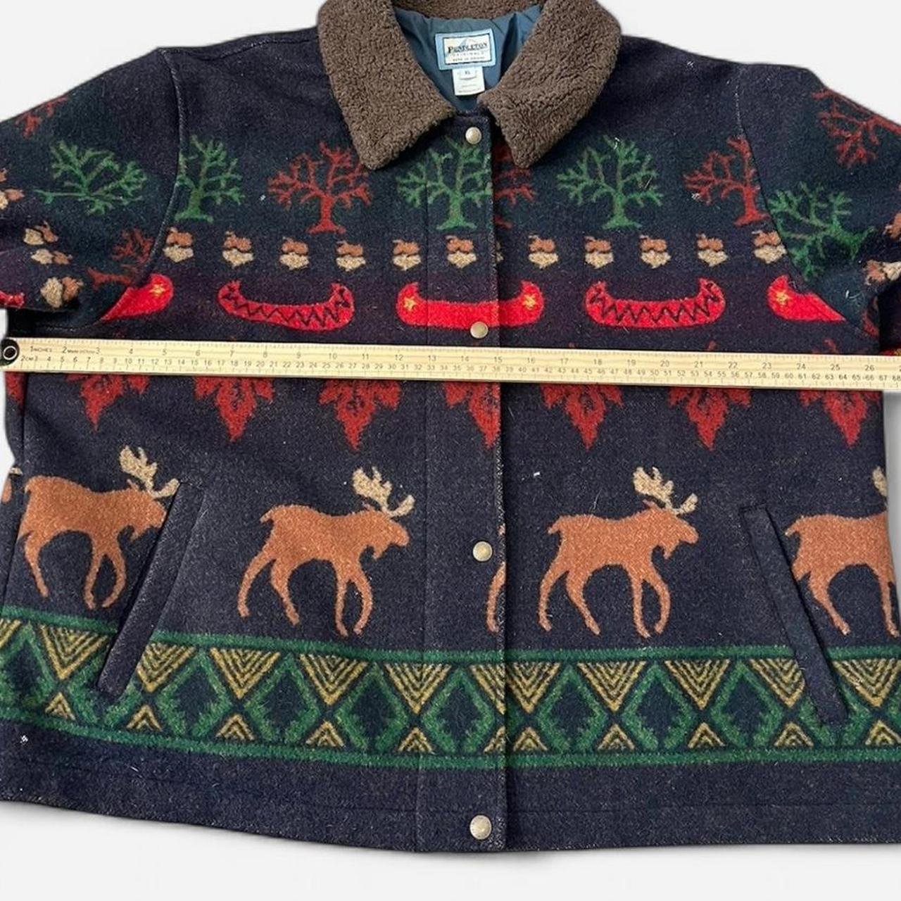 Pendleton Women's Bomber Jacket - Multi/Navy - XL… - image 8