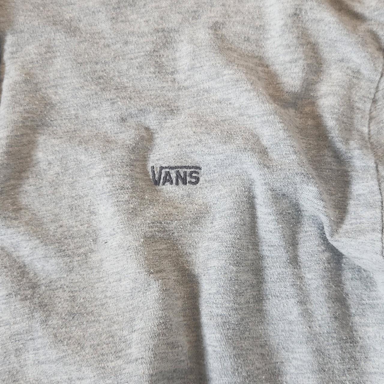 vans button up oversized long sleeve t shirt... - Depop