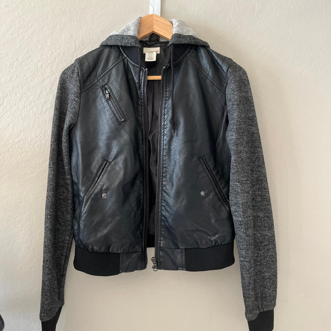 Moto Jacket Wet Seal Faux Leather Jacket Wet Seal Black Faux