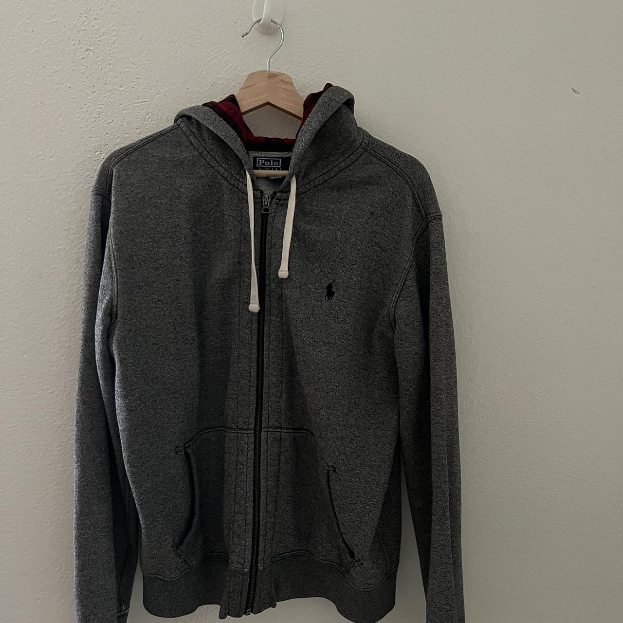 Polo Ralph Lauren Men's Grey Hoodie | Depop